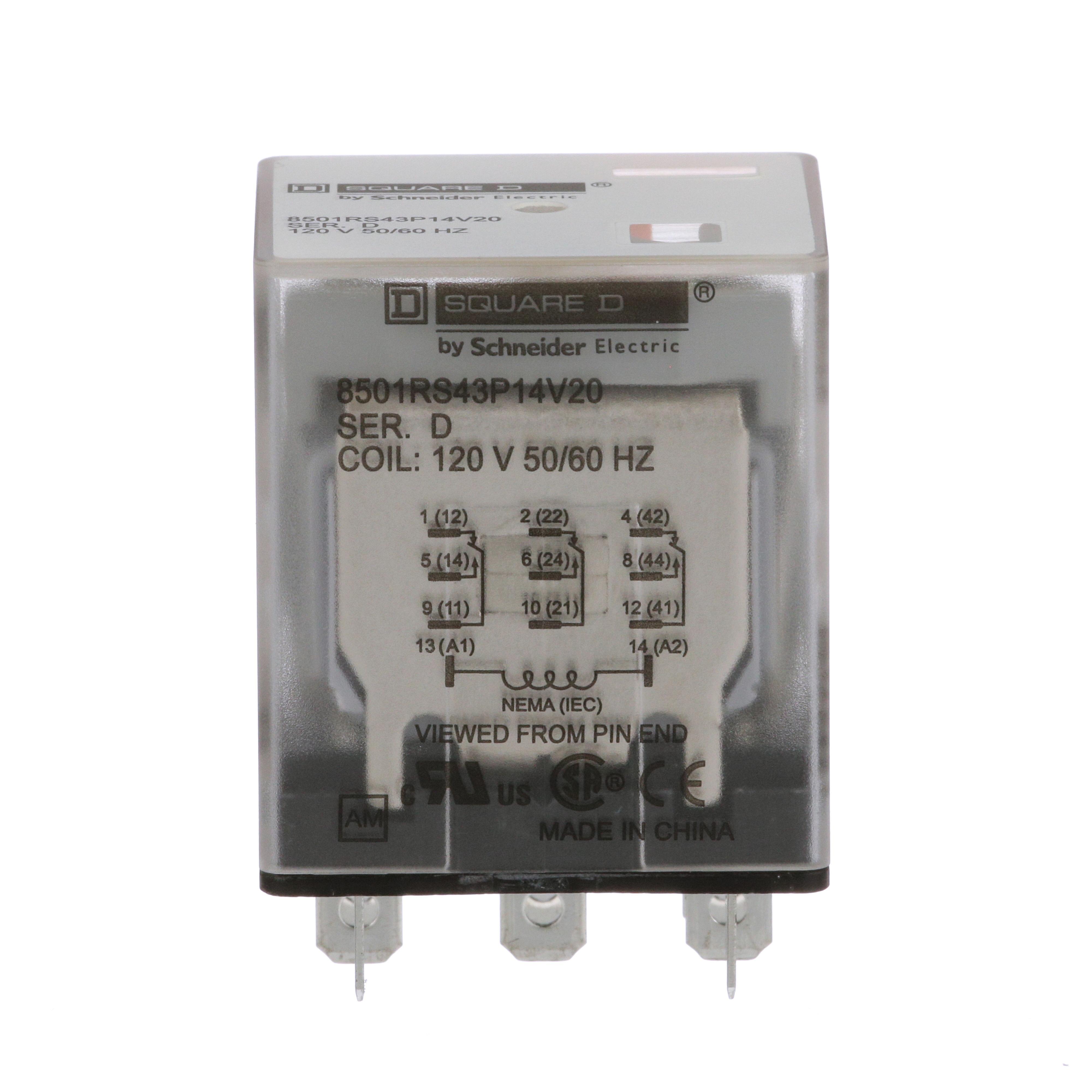 Square D™ 8501RS43P14V20 General Purpose Relays