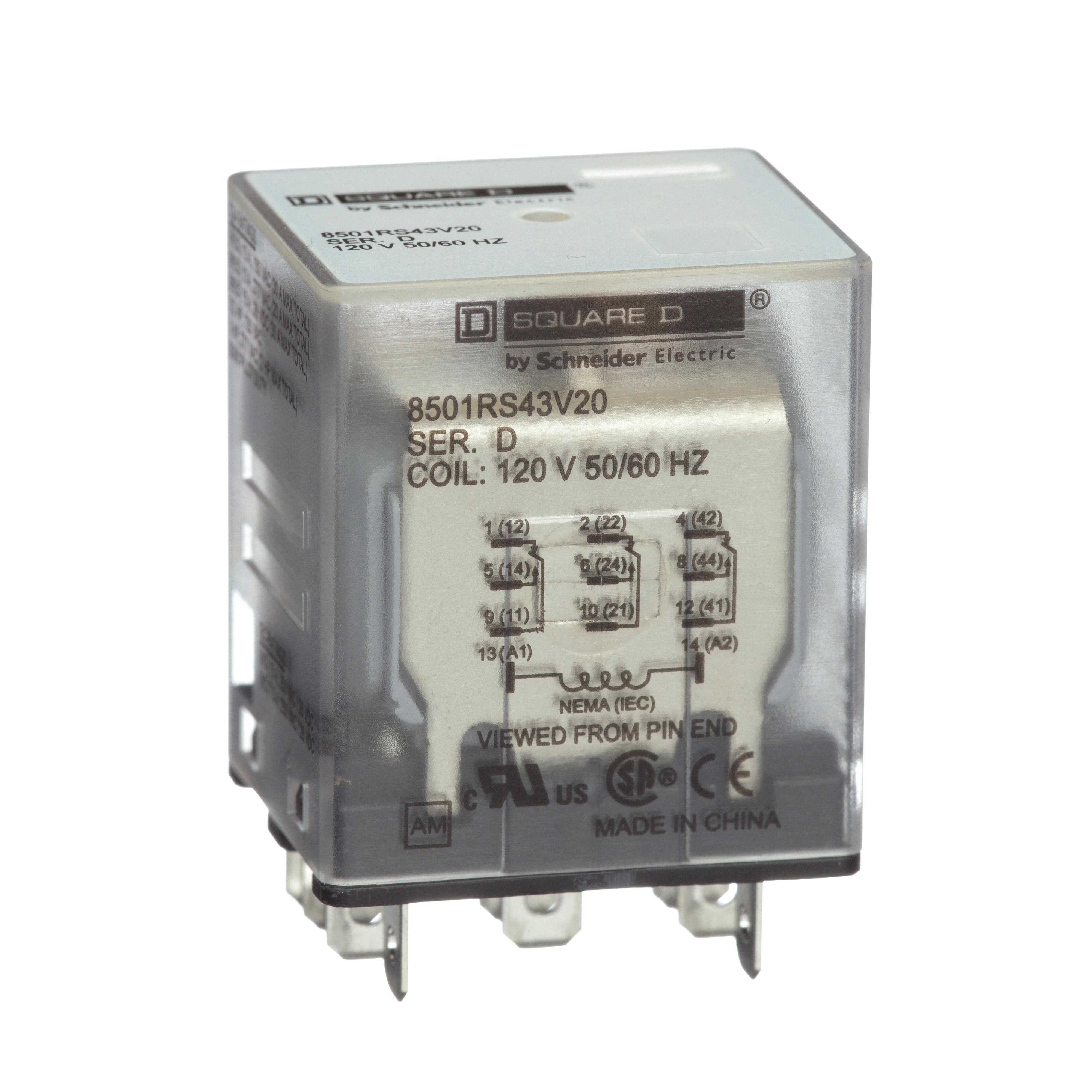 Square D™ 8501RS43V20 General Purpose Relays