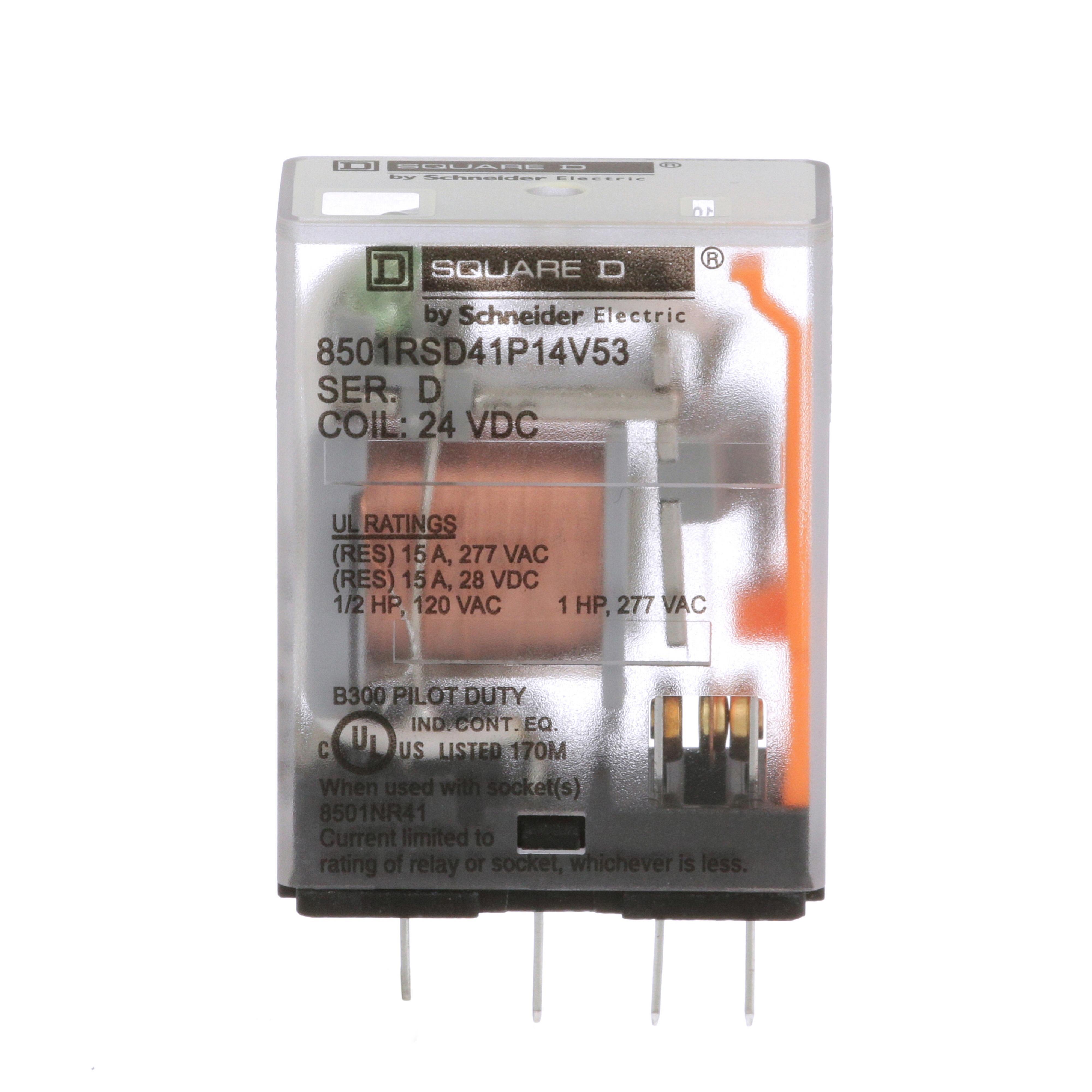 Square D™ 8501RSD41P14V53 General Purpose Relays