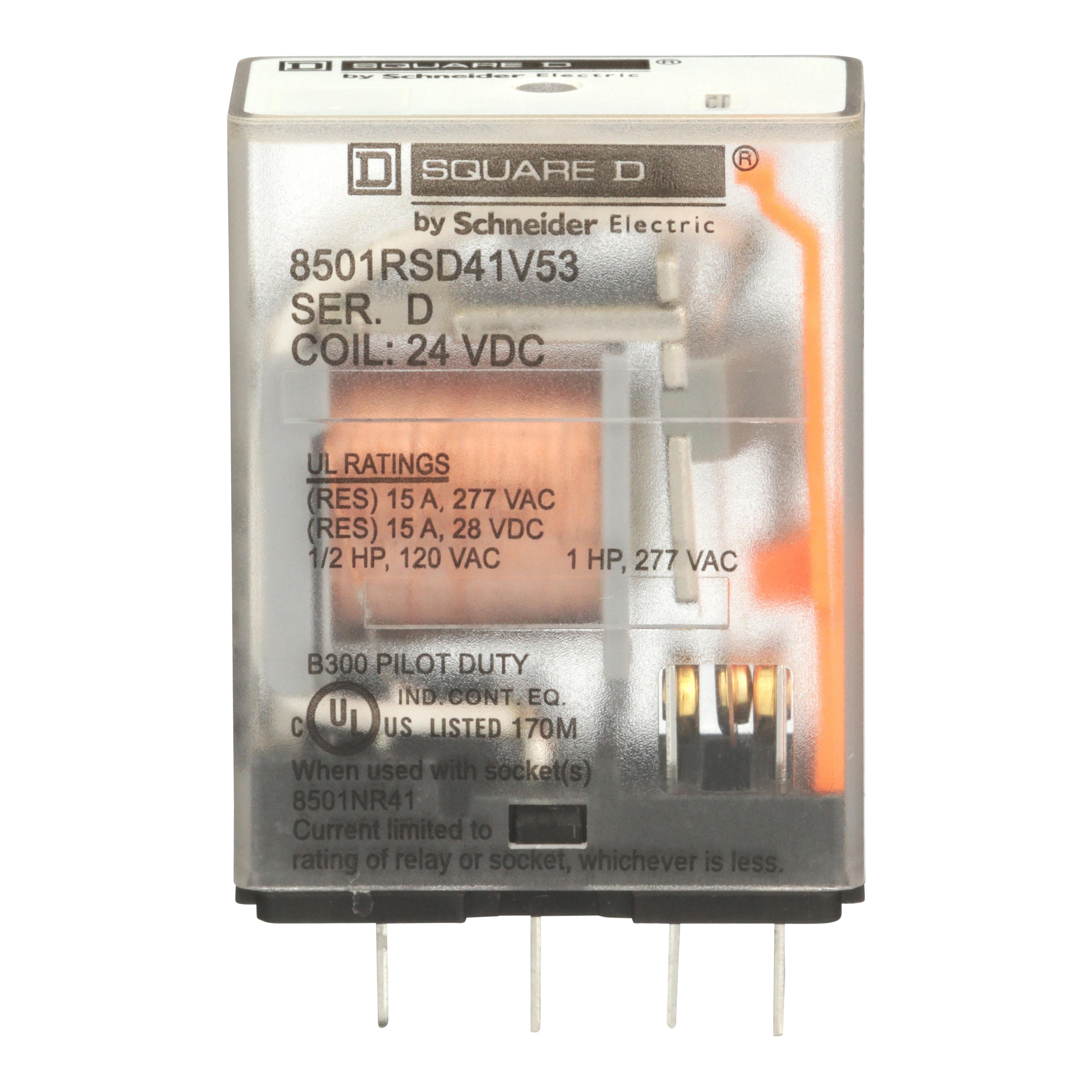 Square D™ 8501RSD41V53 General Purpose Relays