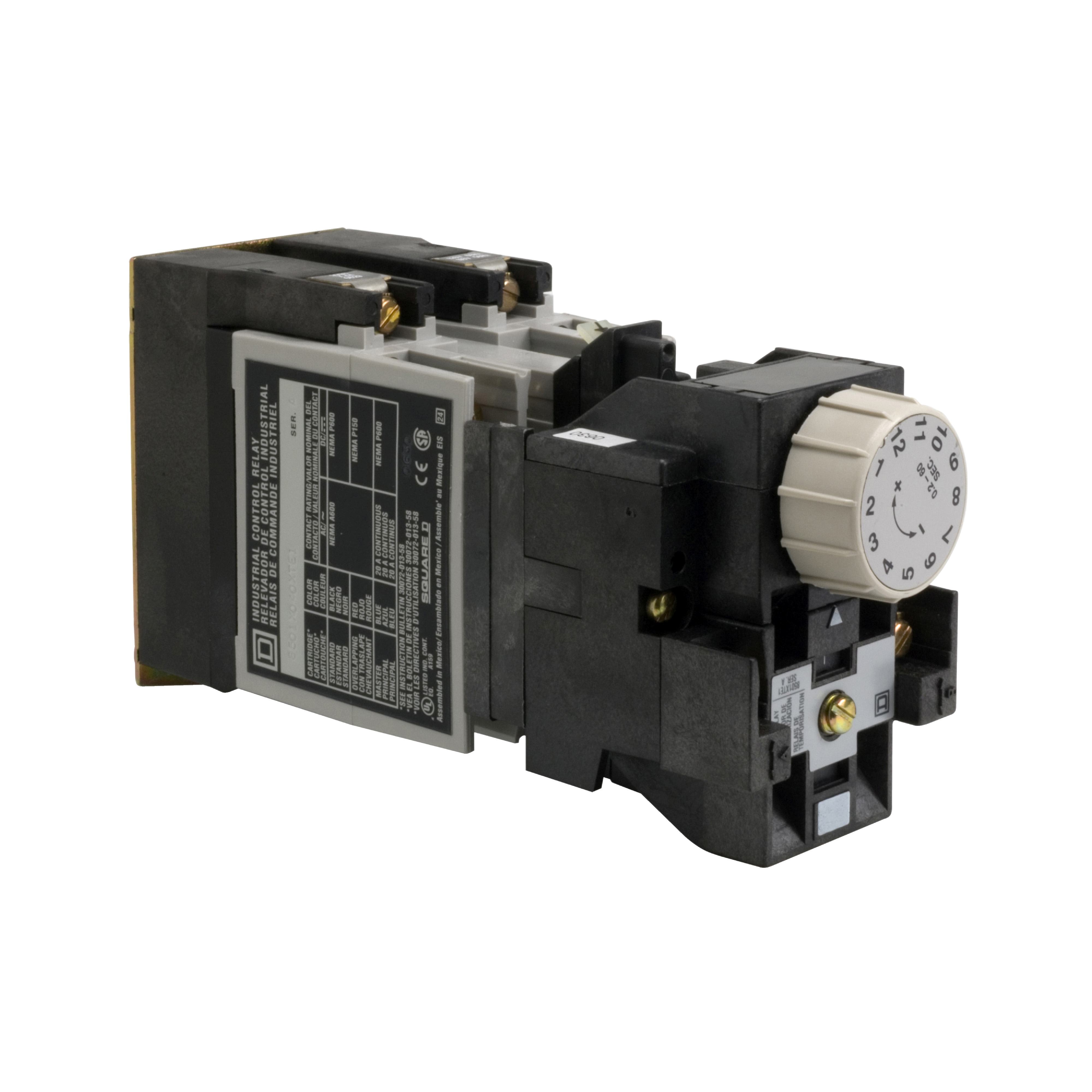 Square D™ 8501XO40XTD1V02 Timing Relays - Selectable Mode Operation