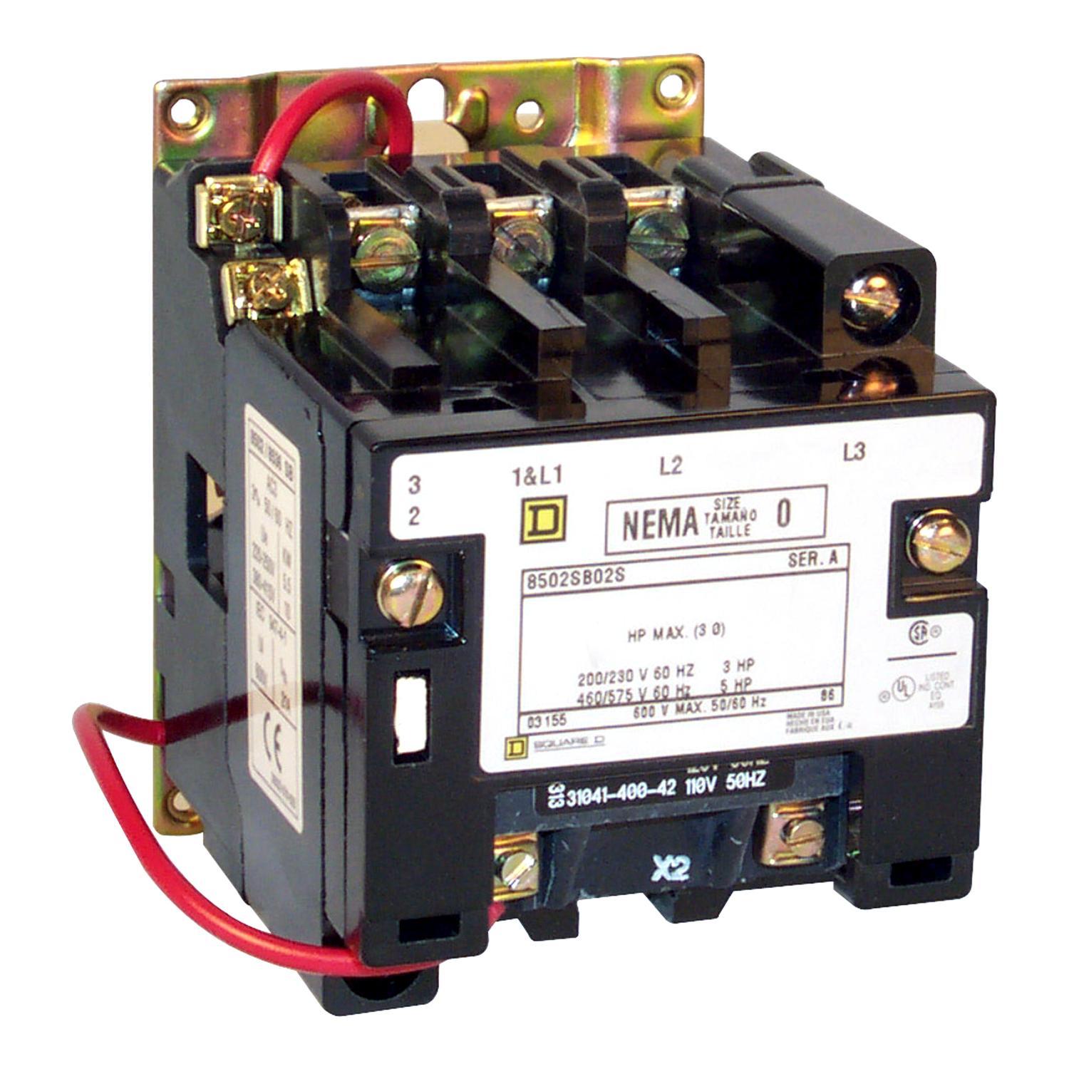 Square D™ 8502SBO2V08 NEMA & IEC Contactors