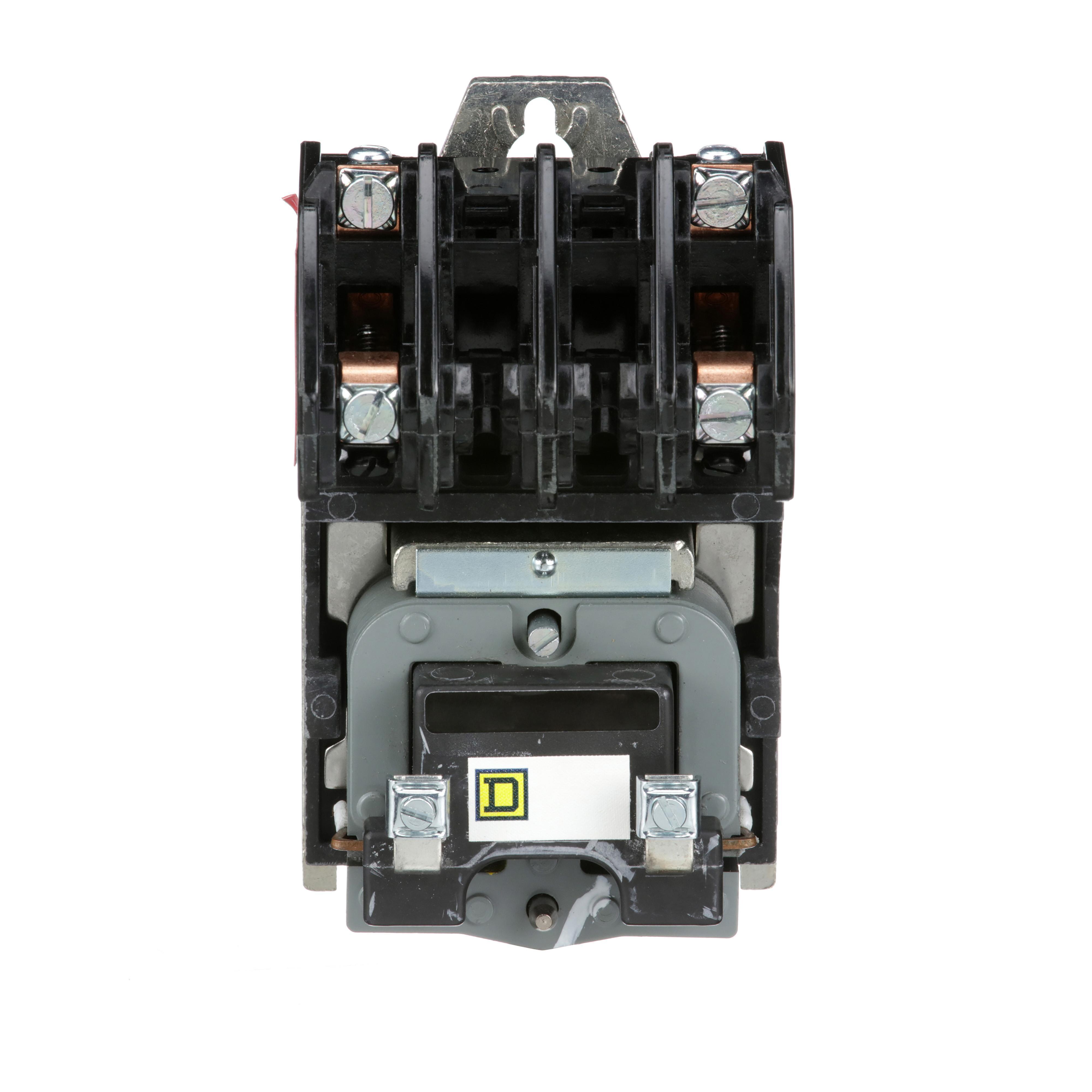 Square D™ 8903LO20V04 Type L Electrically Held Multi-Pole Lighting Contactor, 277 V AC V Coil, 30 A, 2NO Contact, 2 Poles