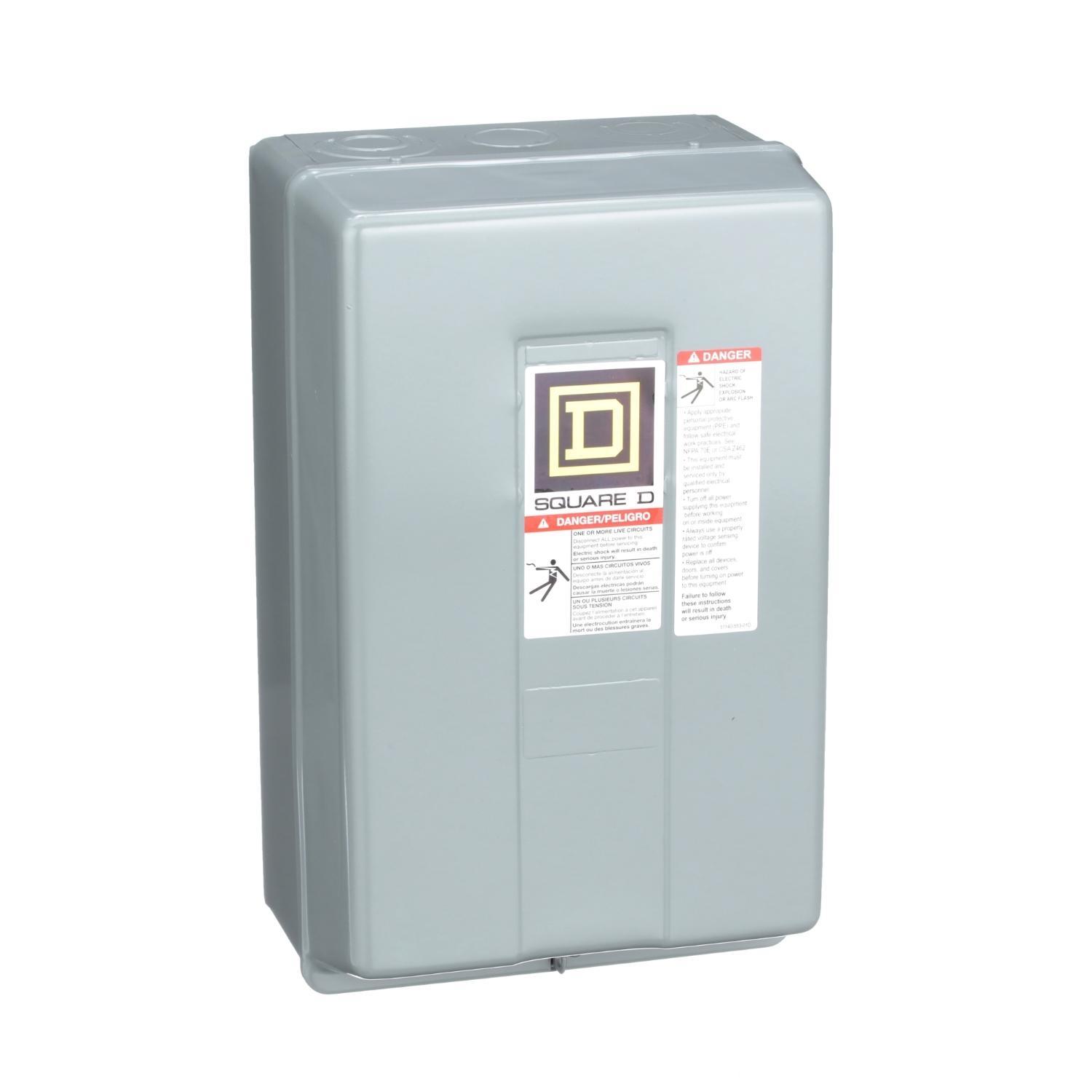 Square D™ 8903LXG60V02R6 Mechanically Held Type LX Lighting Contactor, 110 V AC at 50 Hz to 120 V AC at 60 Hz V Coil, 6NO Contact, 6 Poles