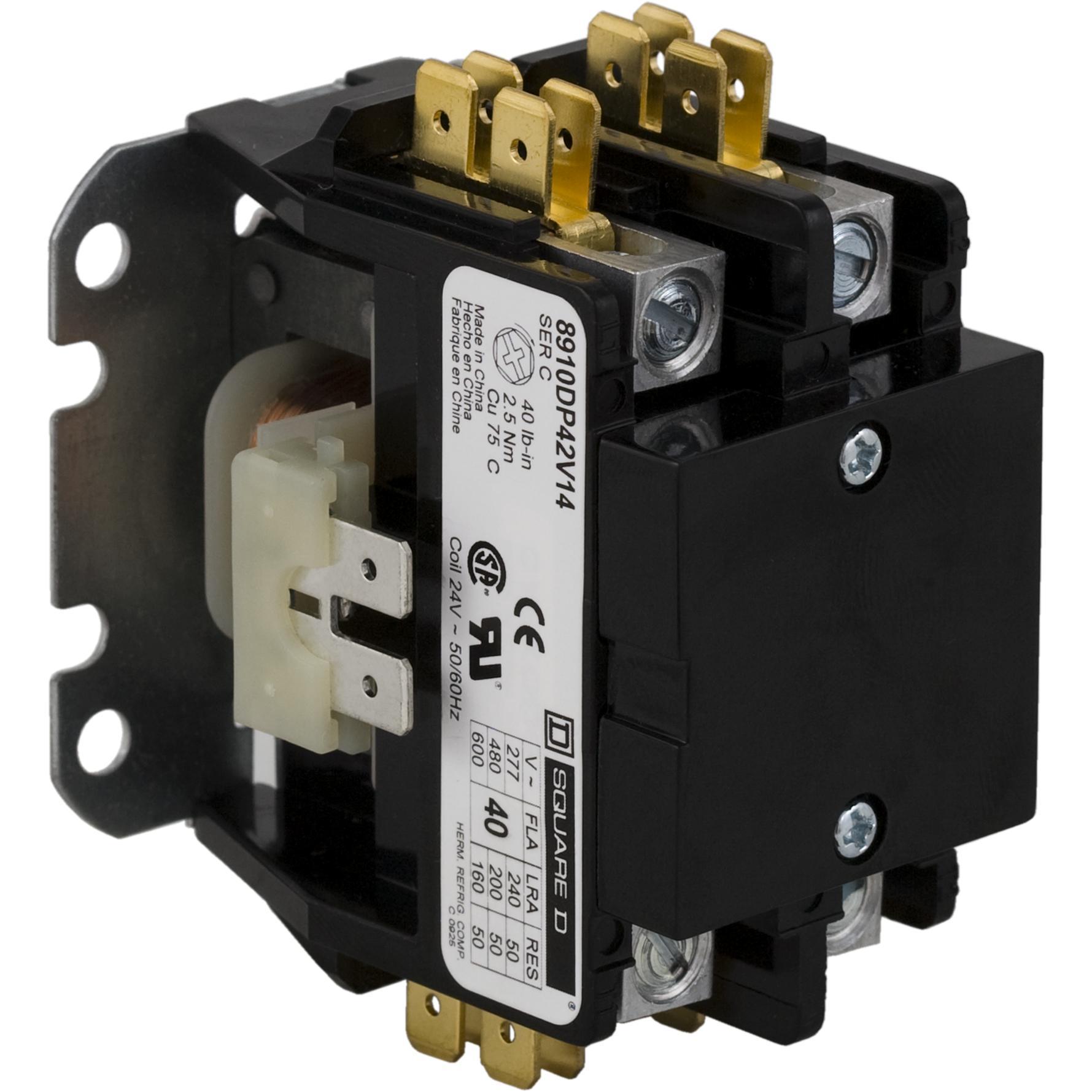 Square D™ 8910DP41V14 Definite Purpose Contactors AC