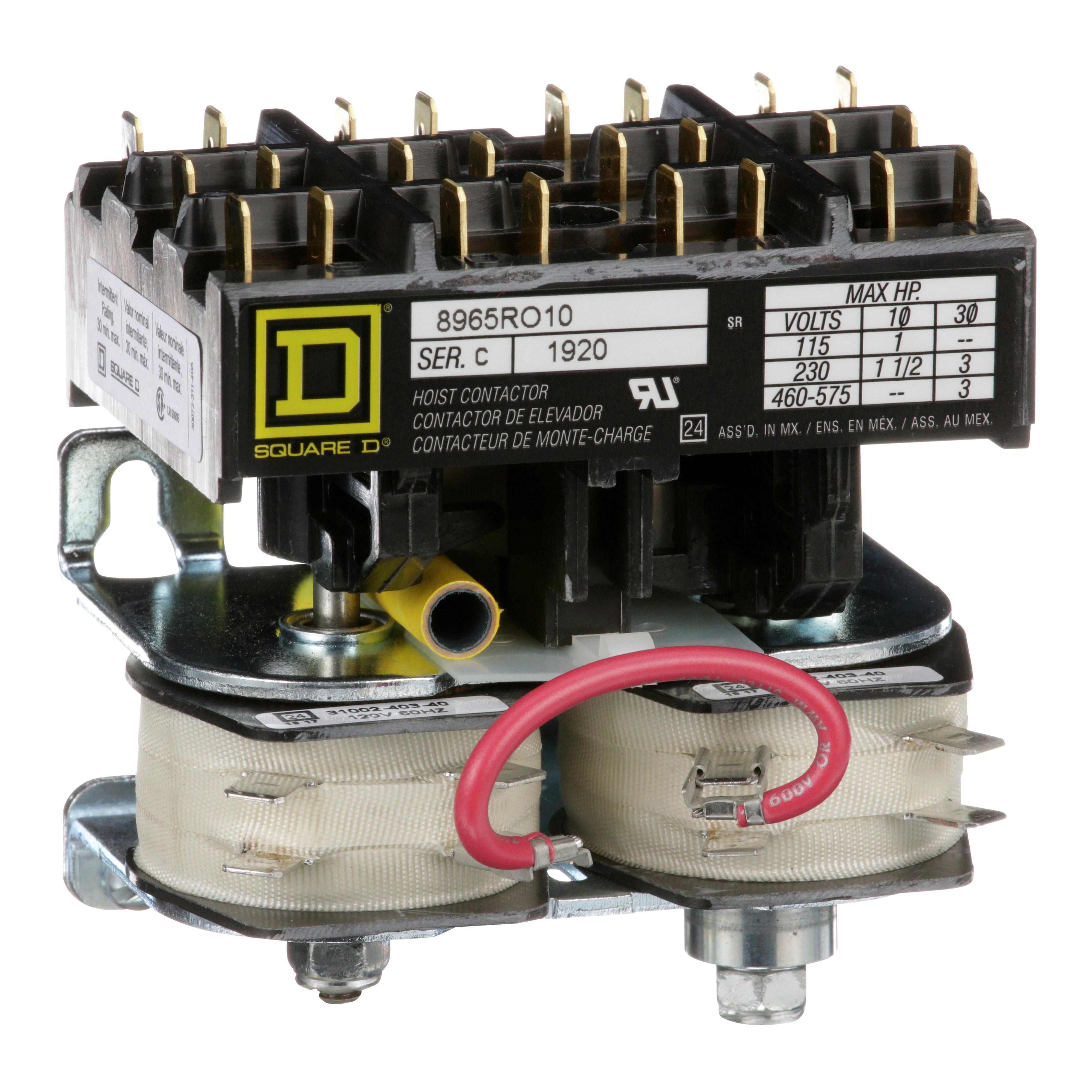 Square D™ 8965RO10V02Y181 Definite Purpose Contactors AC
