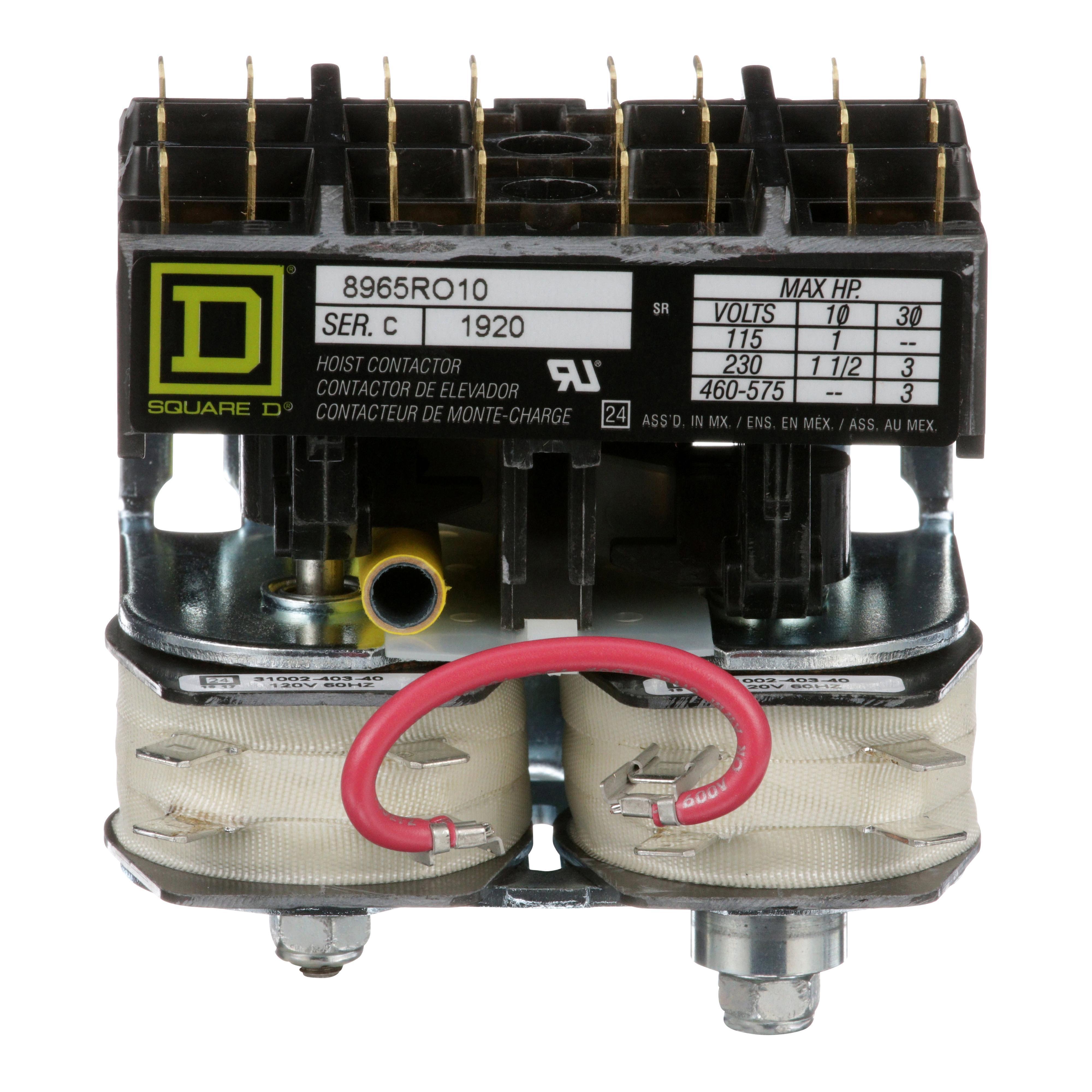 Square D™ 8965RO10V02 Definite Purpose Contactors AC