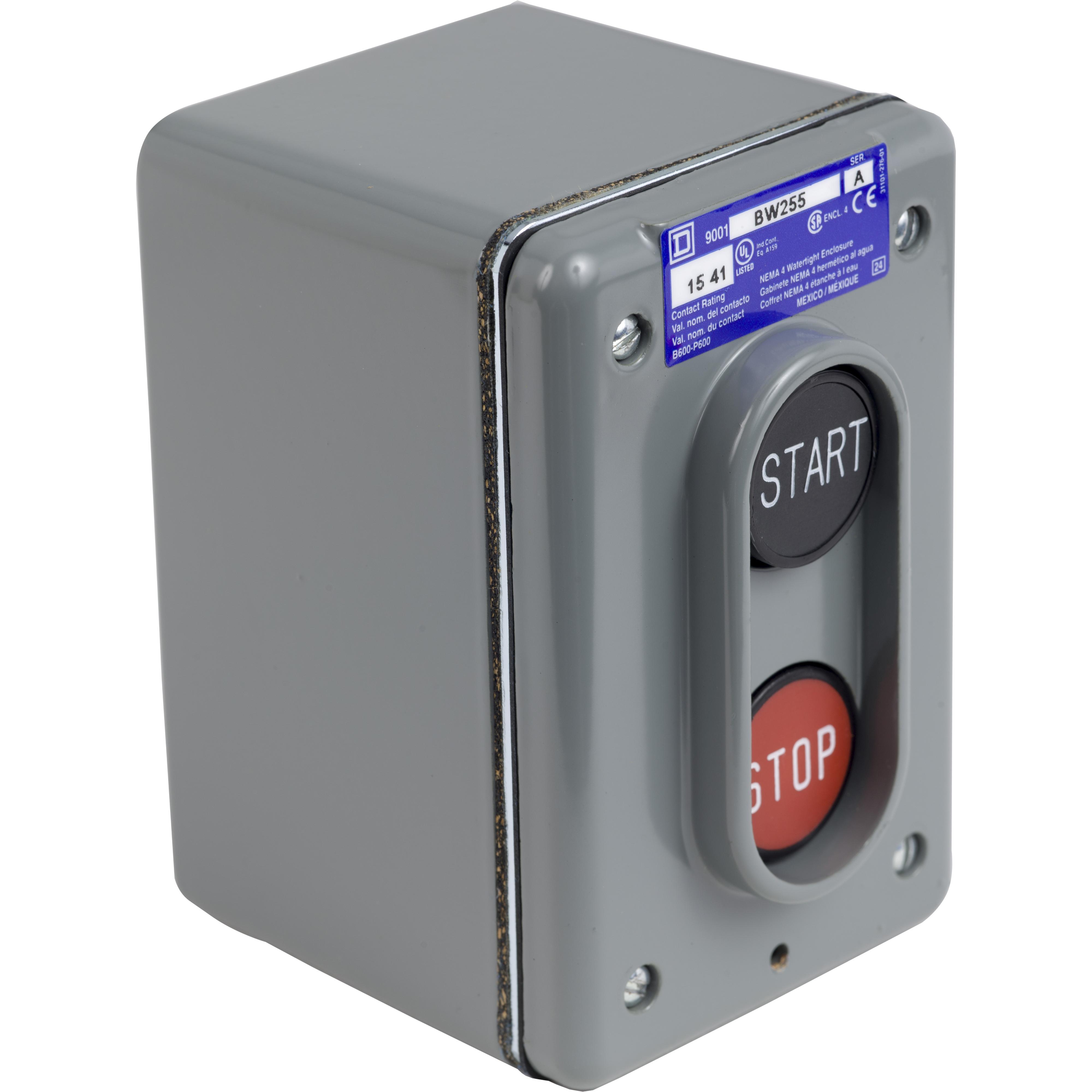 Square D™ 9001BW255 Pushbutton Control Stations