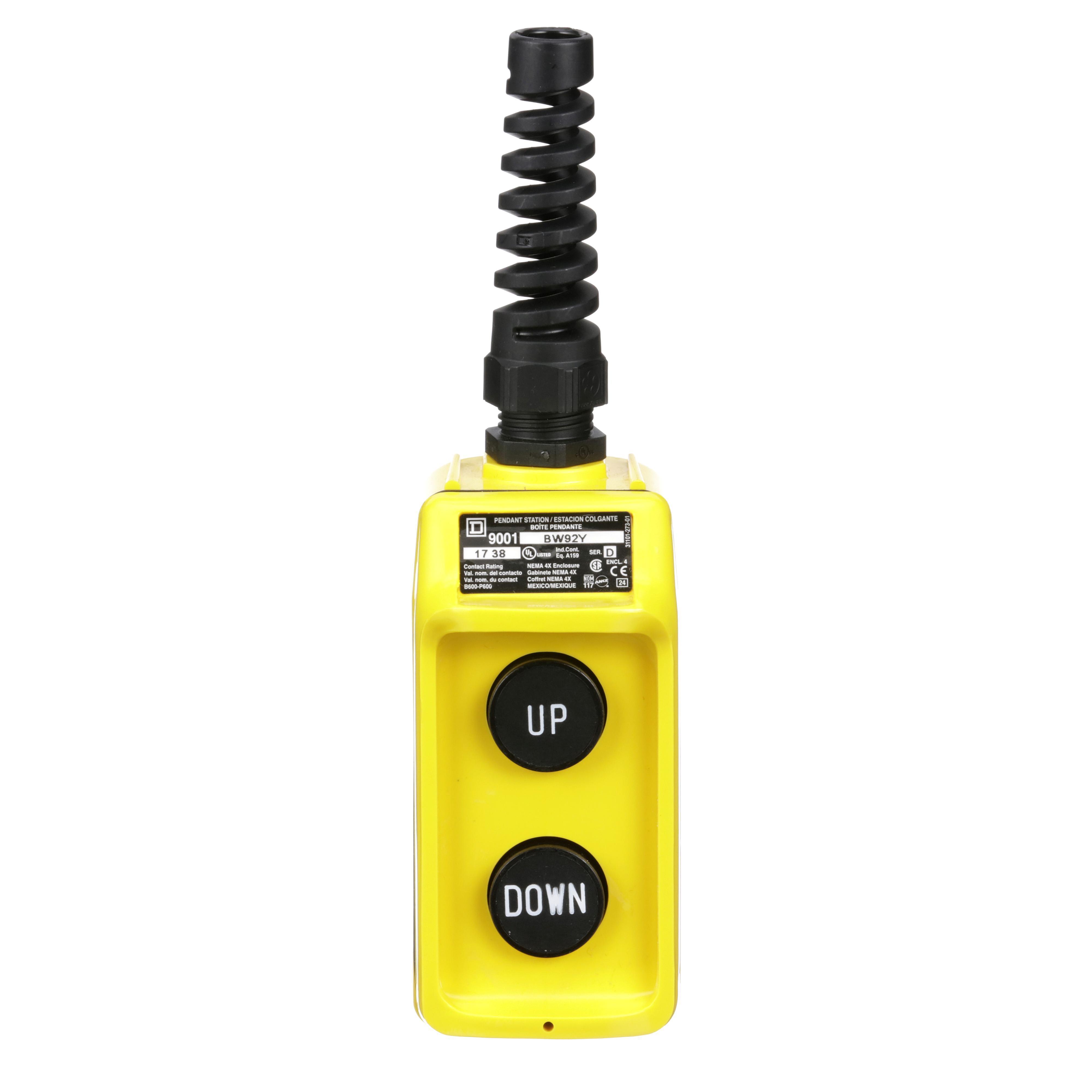 Square D™ 9001BW92Y Pendant Control Stations