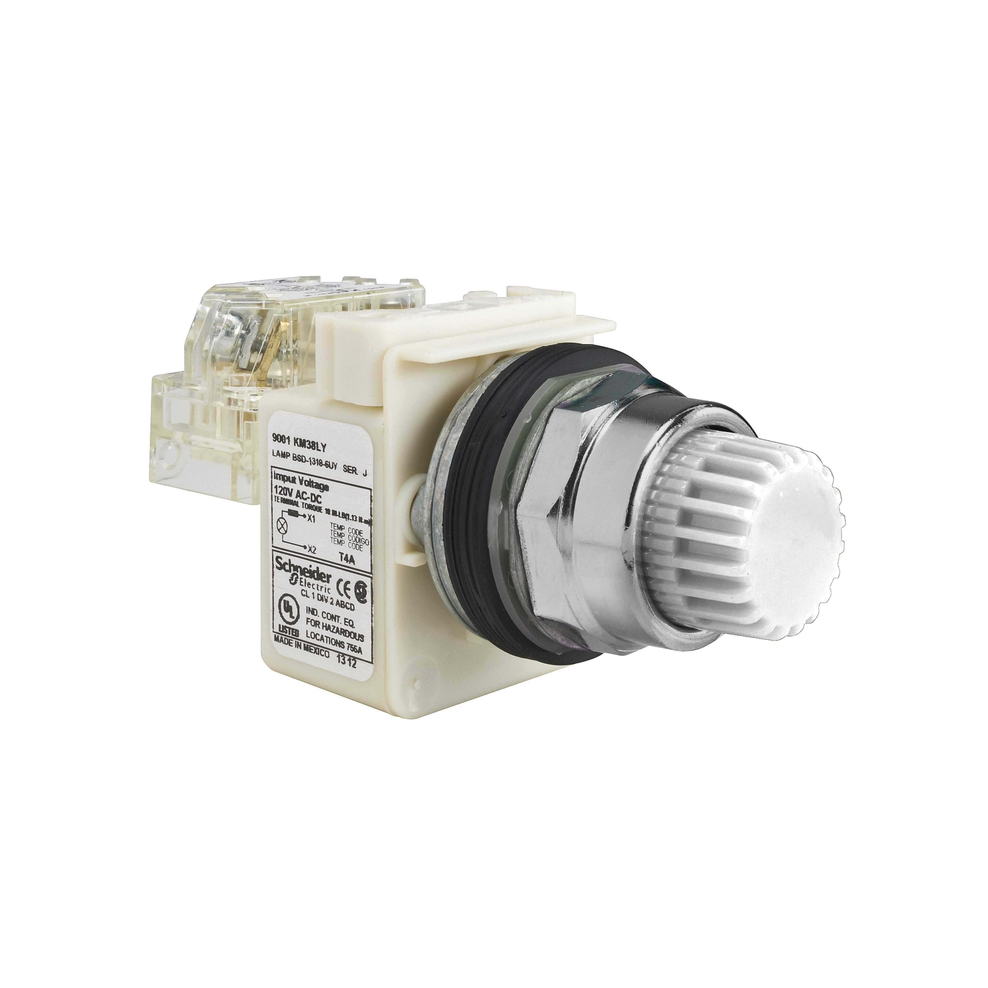 Square D™ 9001K2L35LWWH13 Pushbutton Switches