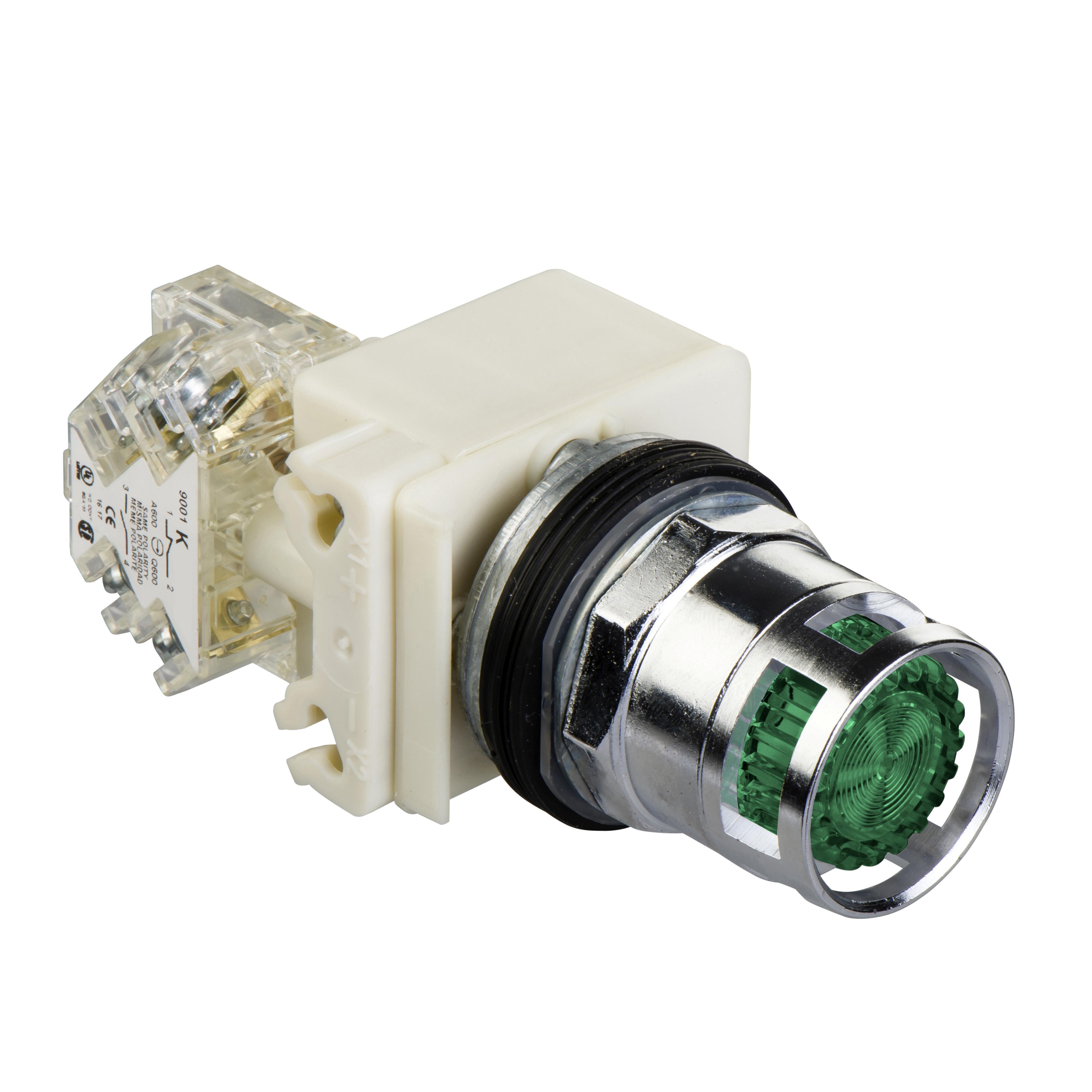 Square D™ 9001K3L1G Illuminated Pushbutton Operators