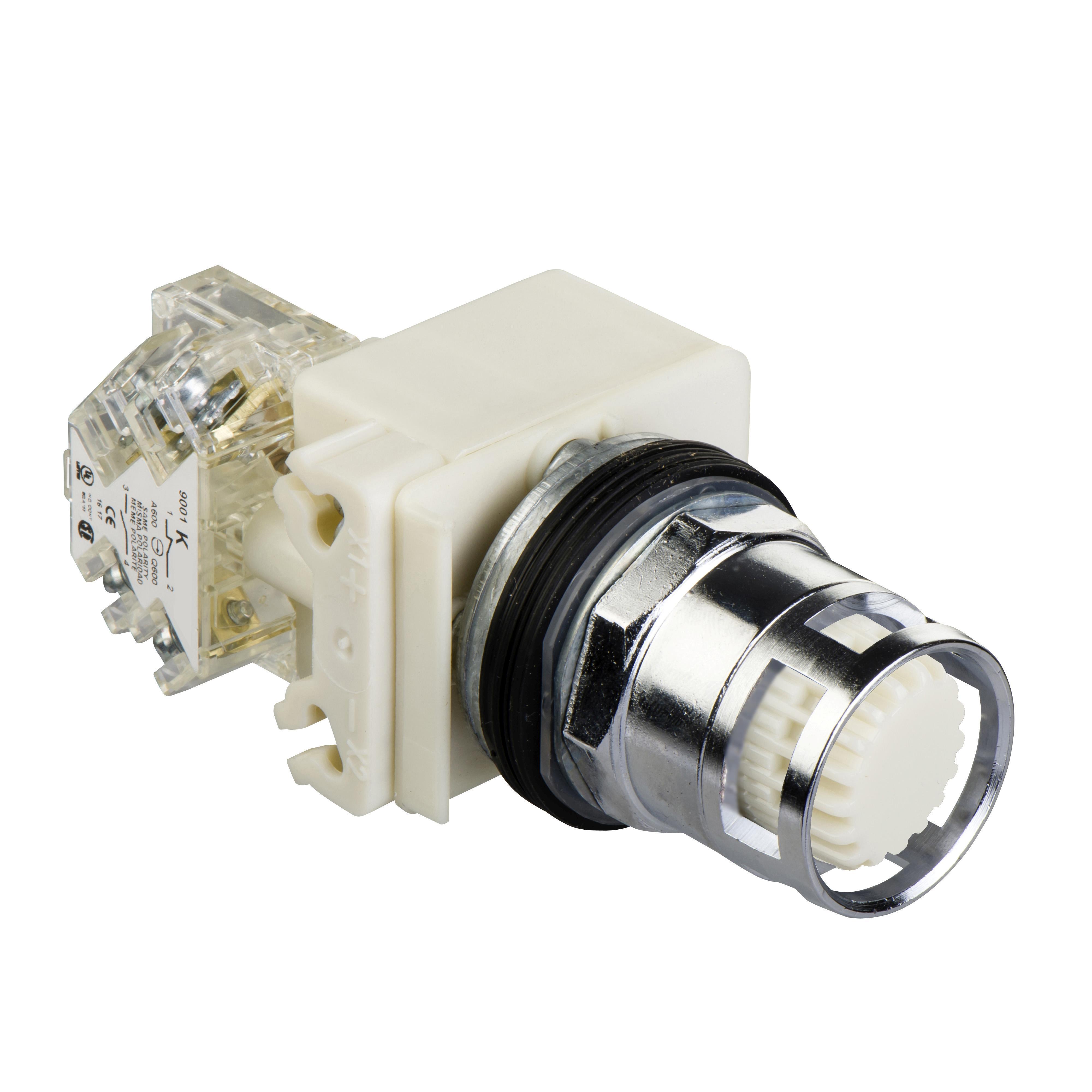 Square D™ 9001K3L35WH5 Illuminated Pushbuttons