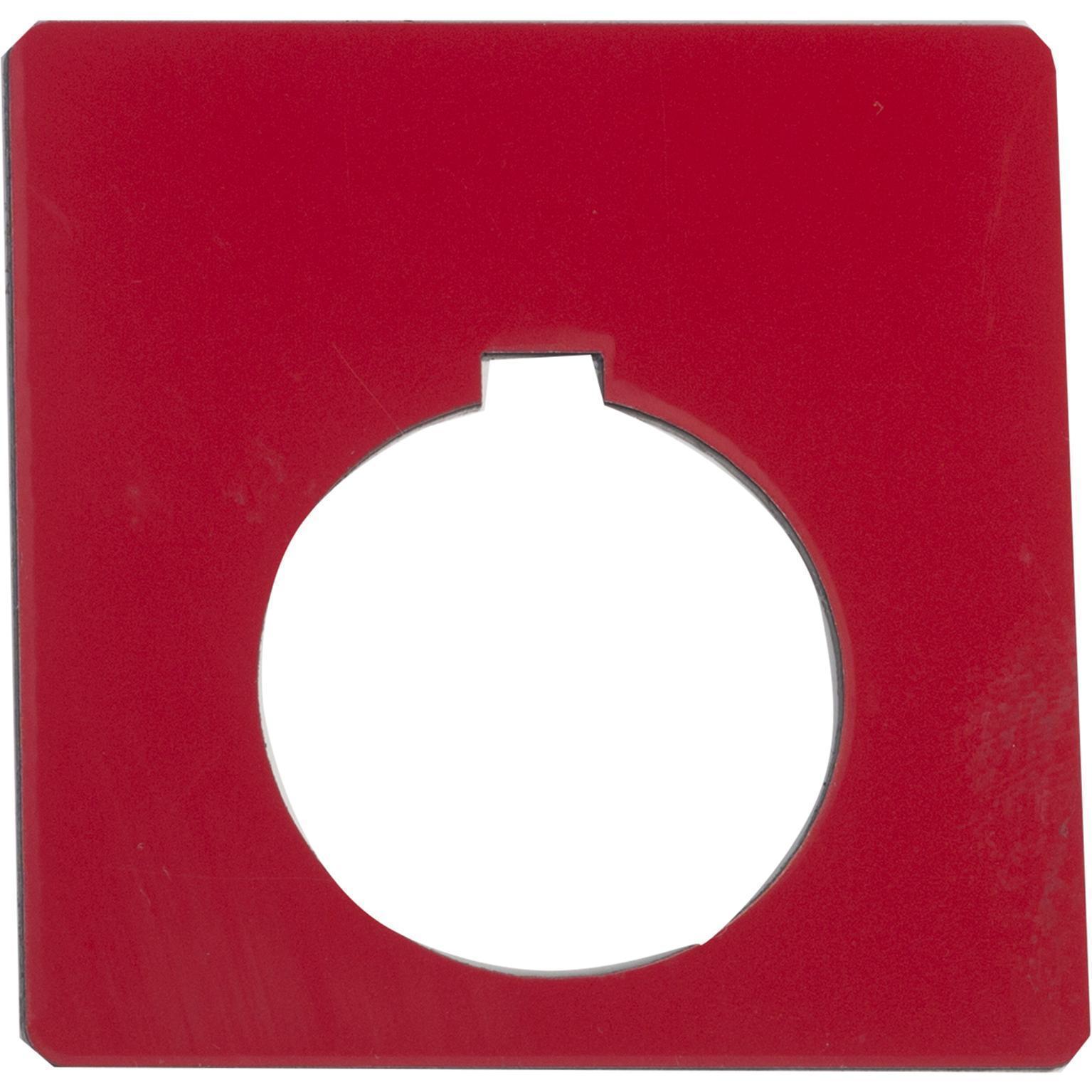 Square D™ 9001KN100RP 9001KN Series Legend, 2.25 in h x 2.25 in w, Plastic