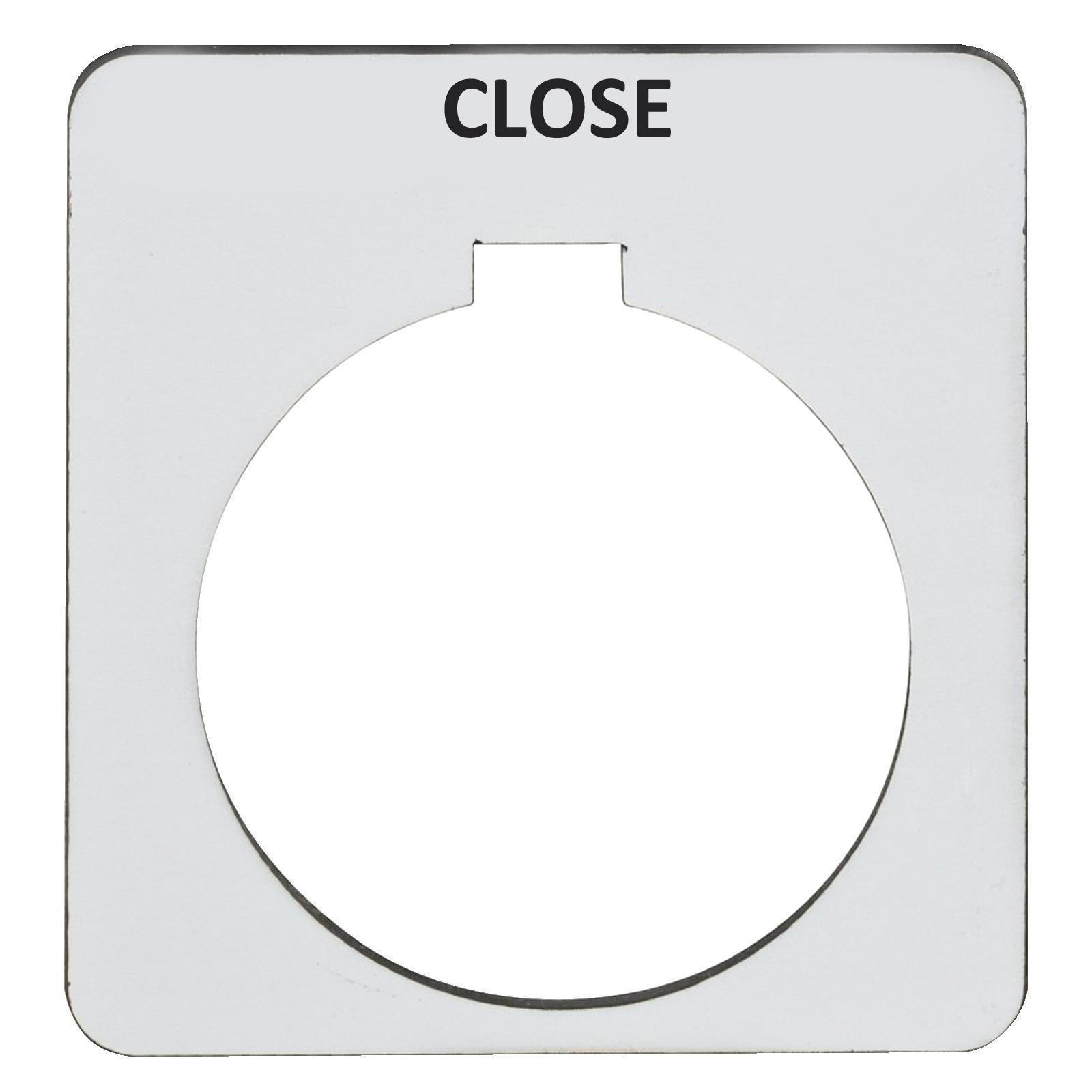 Square D™ 9001KN108SP Pushbutton & Switch Legend Plates