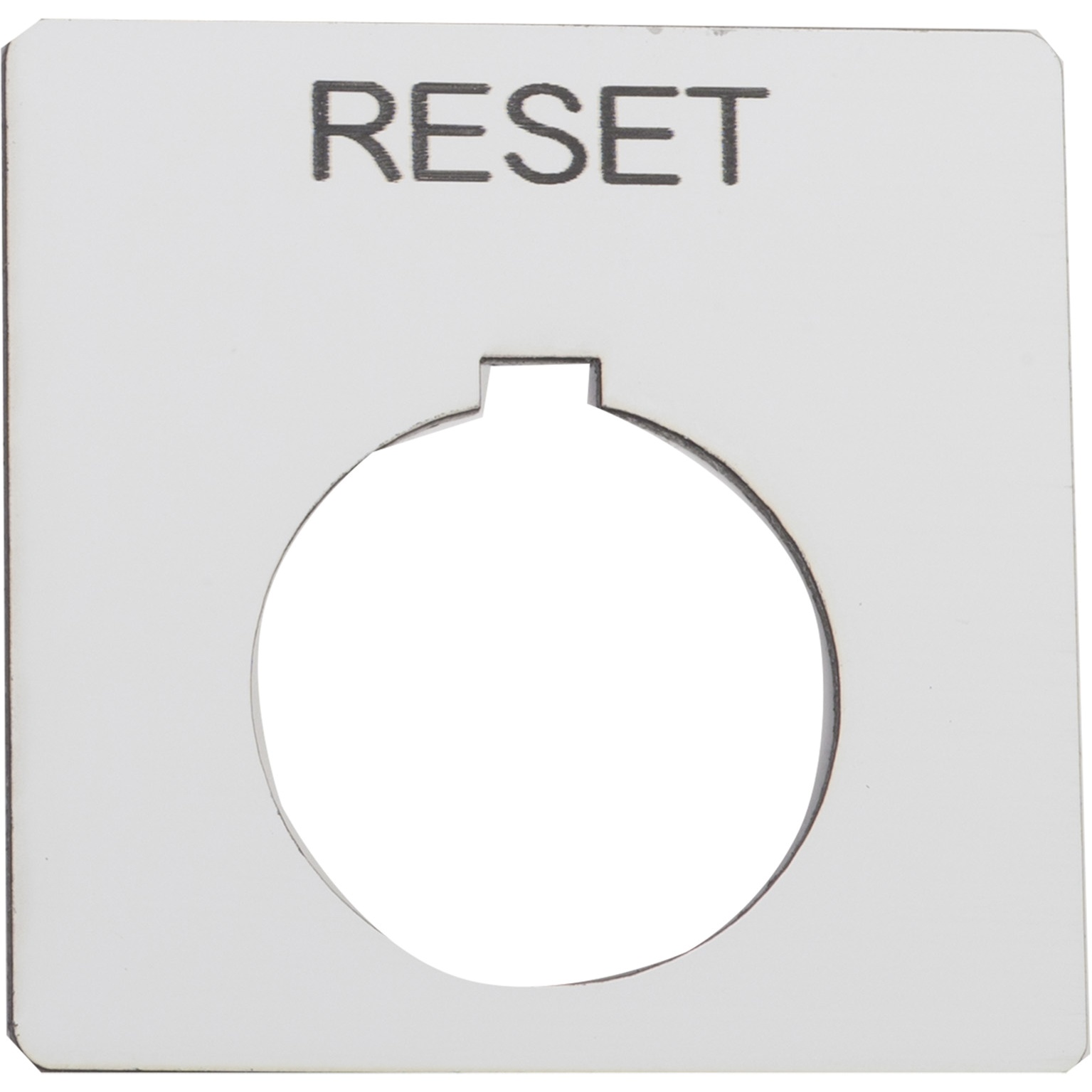 Square D™ 9001KN123WP 9001KN Series Legend, 2.25 in h x 2.25 in w, Plastic