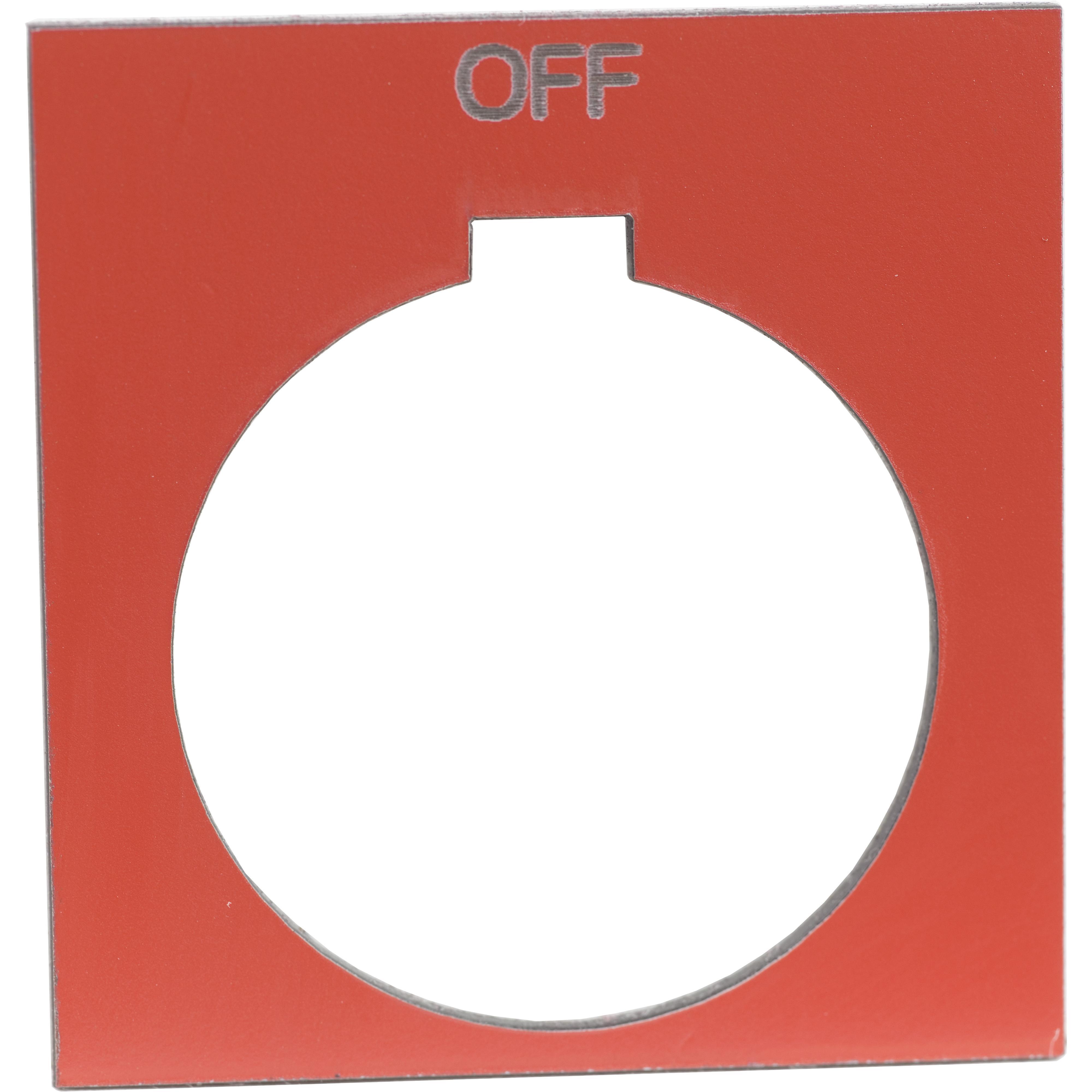 Square D™ 9001KN204RP Pushbutton & Switch Legend Plates