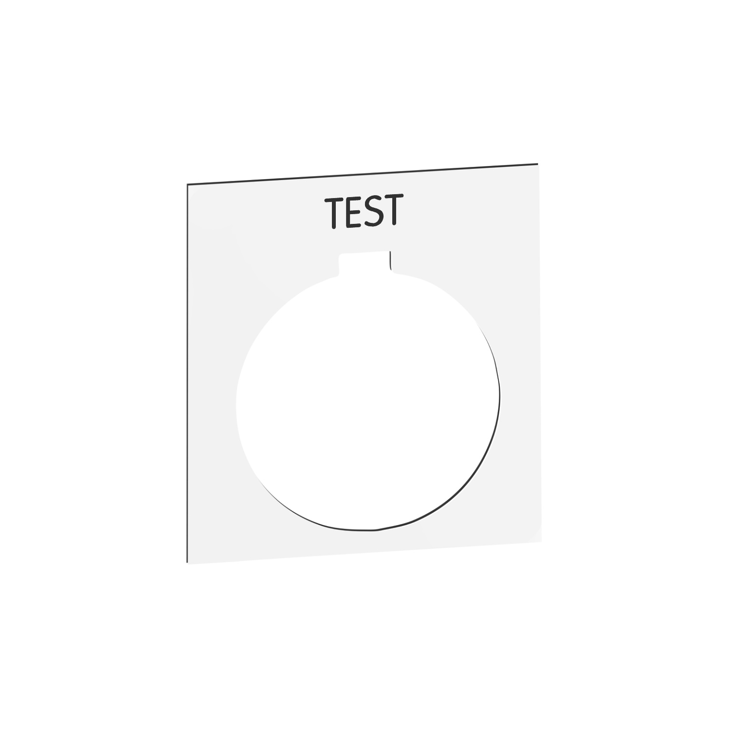 Square D™ 9001KN226WP Pushbutton & Switch Legend Plates