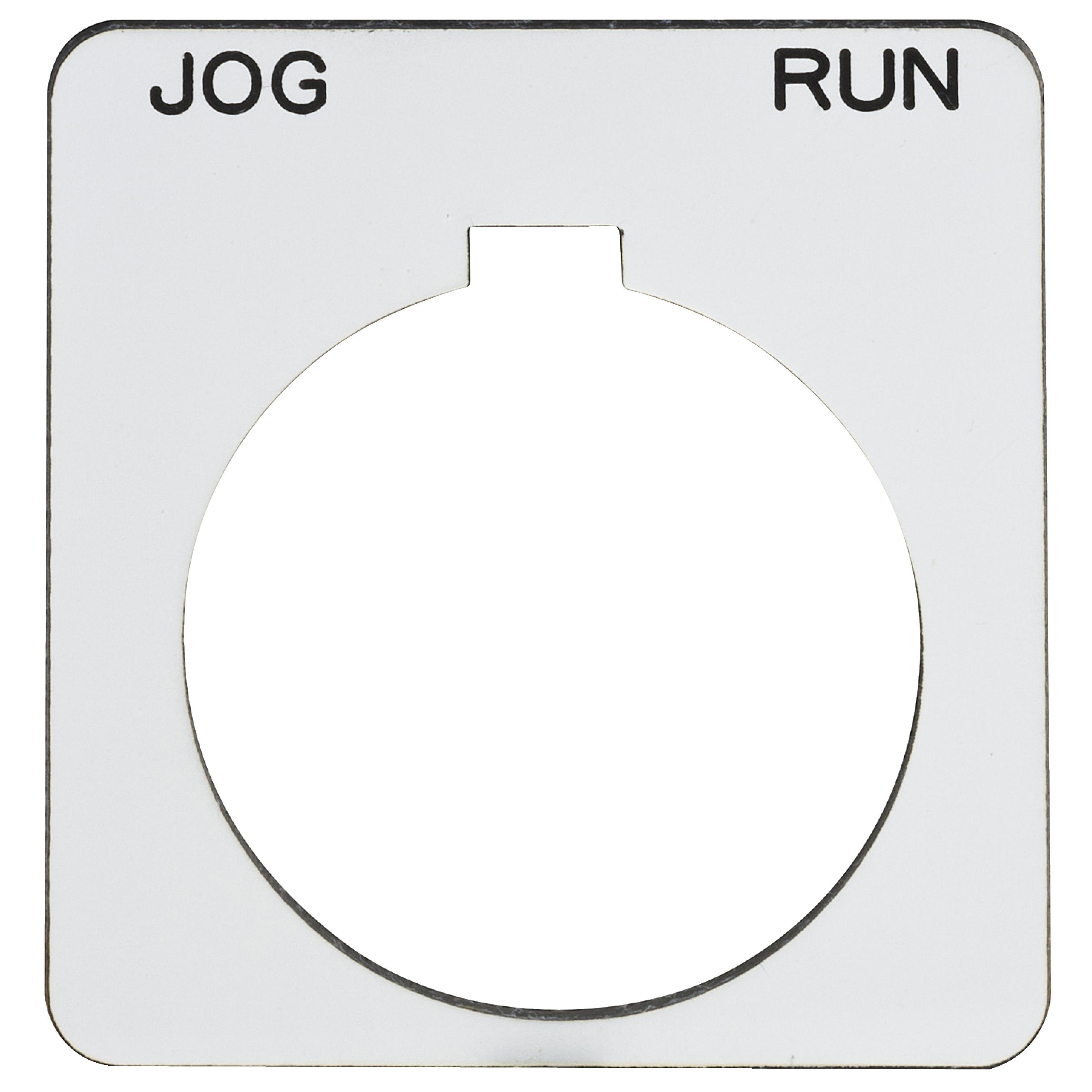 Square D™ 9001KN242WP Pushbutton & Switch Legend Plates