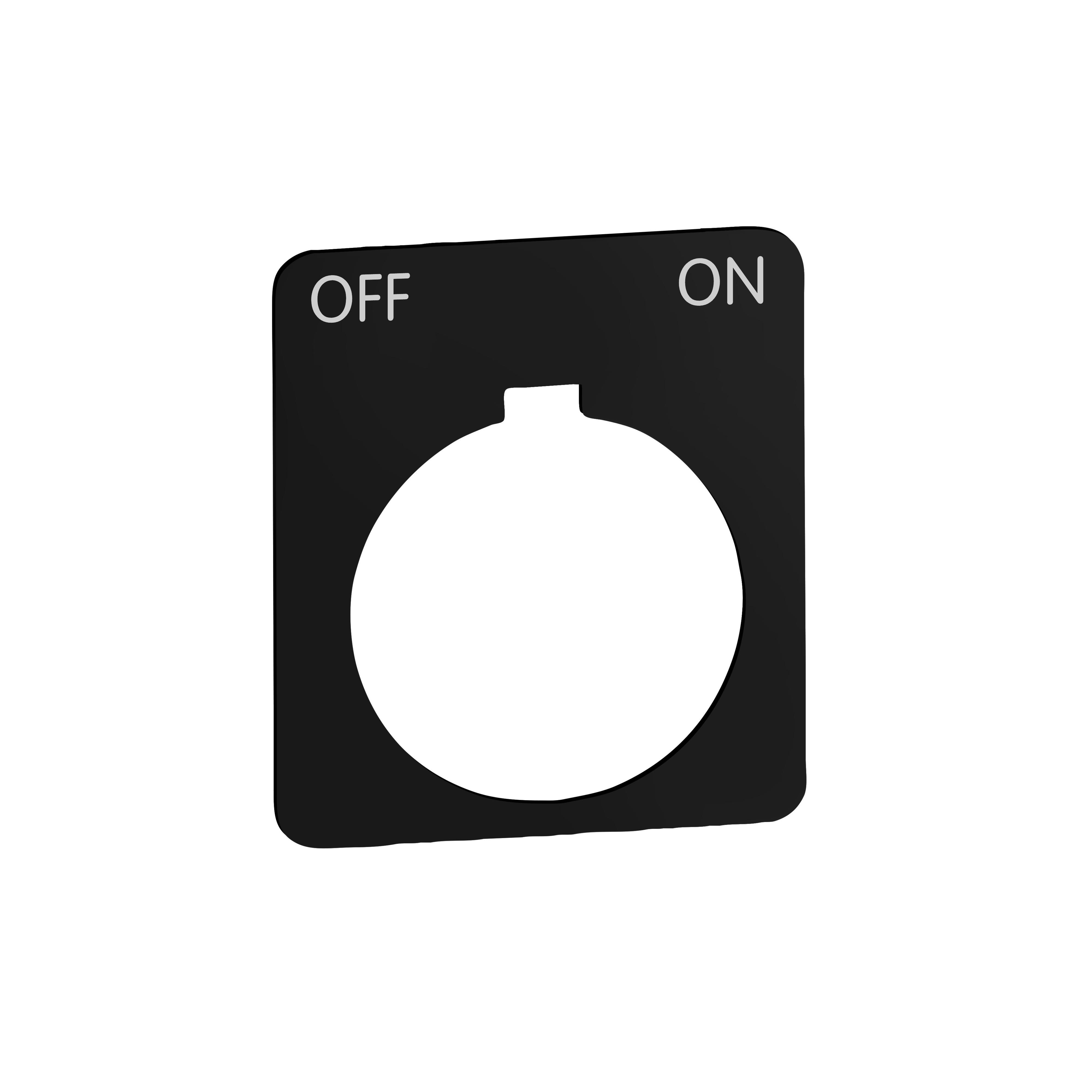 Square D™ 9001KN244BP Pushbutton & Switch Legend Plates