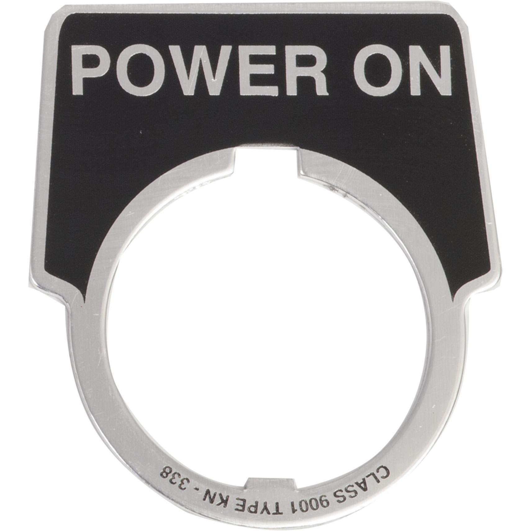 Square D™ 9001KN338 Pushbutton & Switch Legend Plates