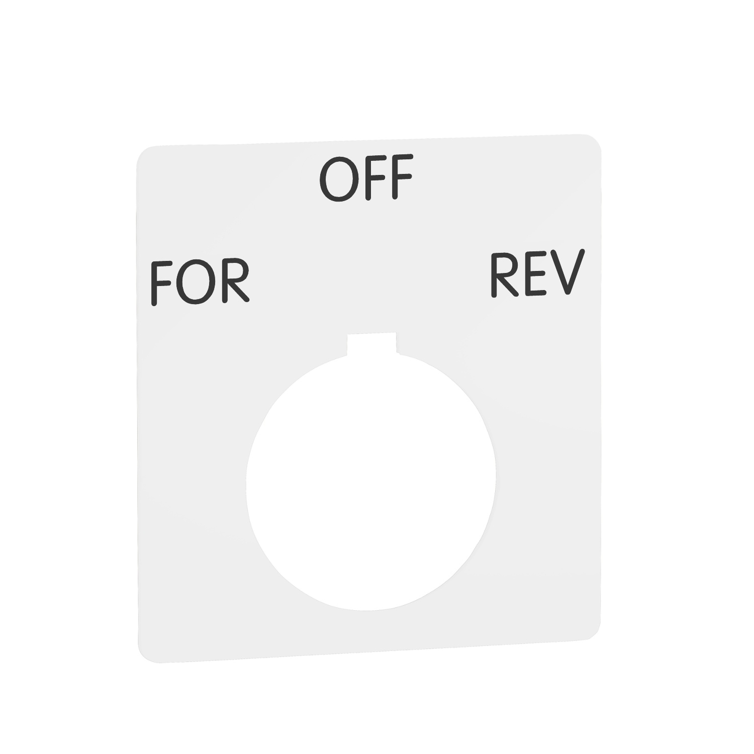Square D™ 9001KN759WP Pushbutton & Switch Legend Plates