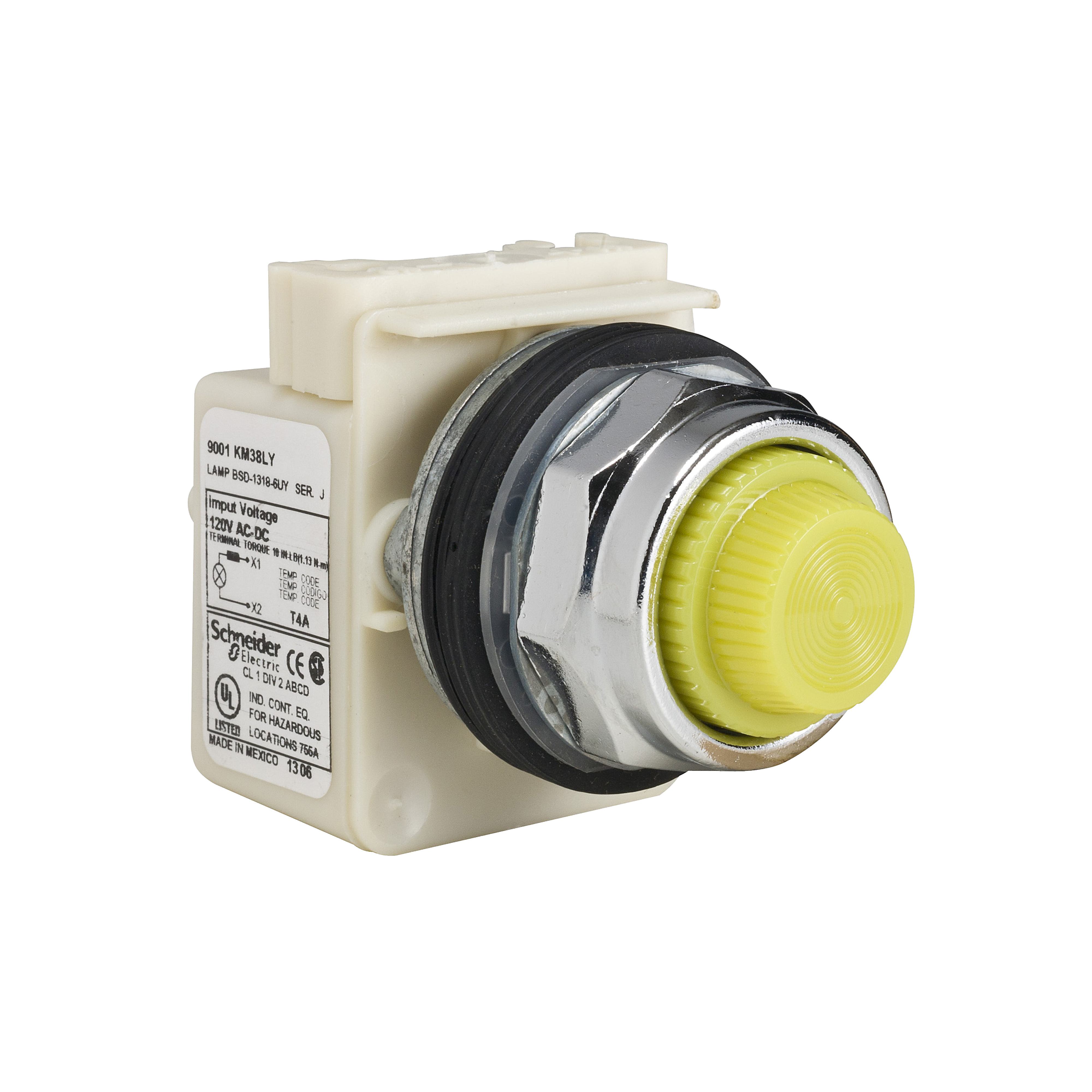 Square D™ 9001KP38LYY31 Pilot Lights