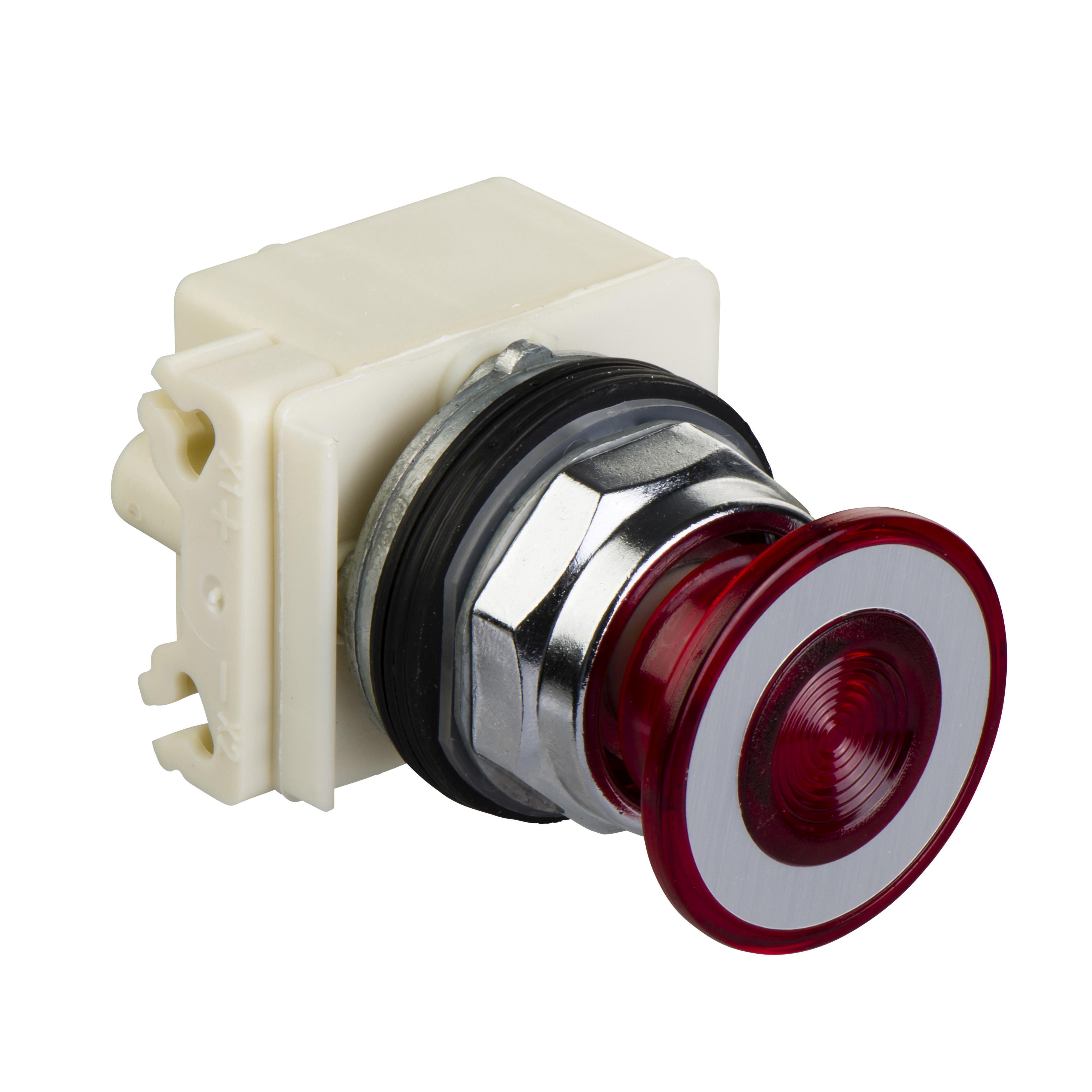 Square D™ 9001KR9P35R21H6 Illuminated Pushbuttons