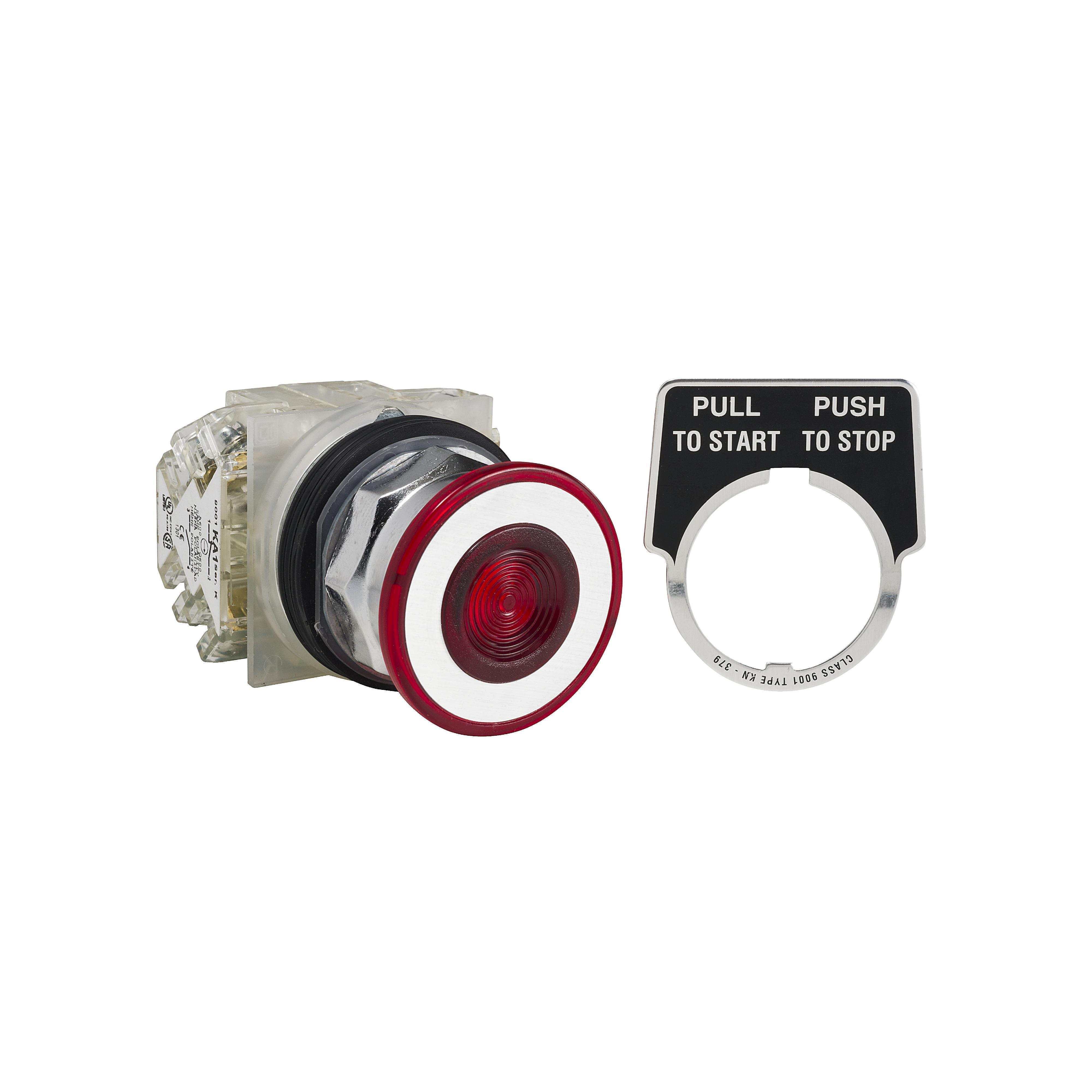 Square D™ 9001KR9RH2 Non-Illuminated Pushbuttons