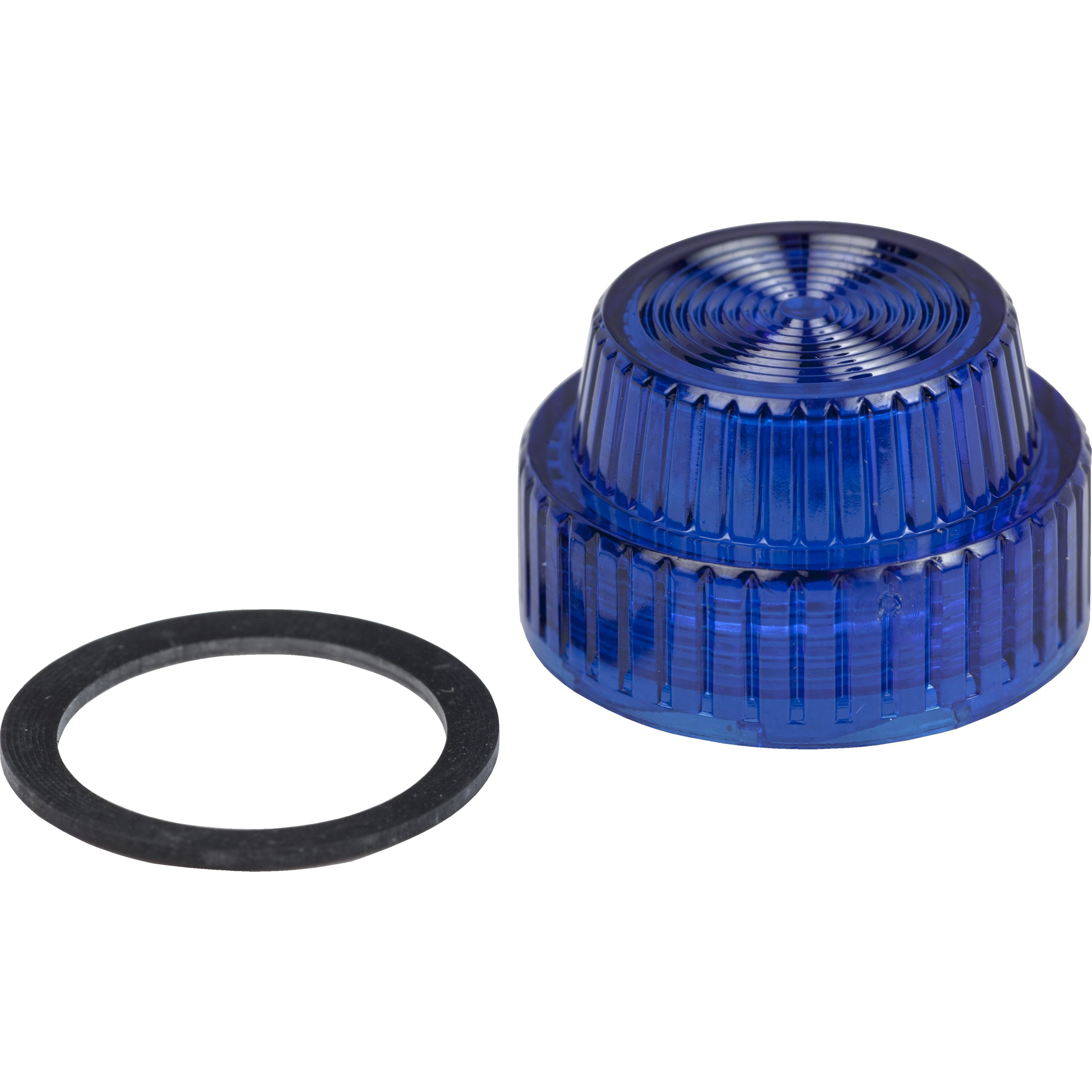 Square D™ Harmony™ 9001L31 Lens Cap, 30 mm Dia, NEMA 1/2/3/3R/4/12/13/IP66 NEMA Rating, Fresnel Shape, Plastic