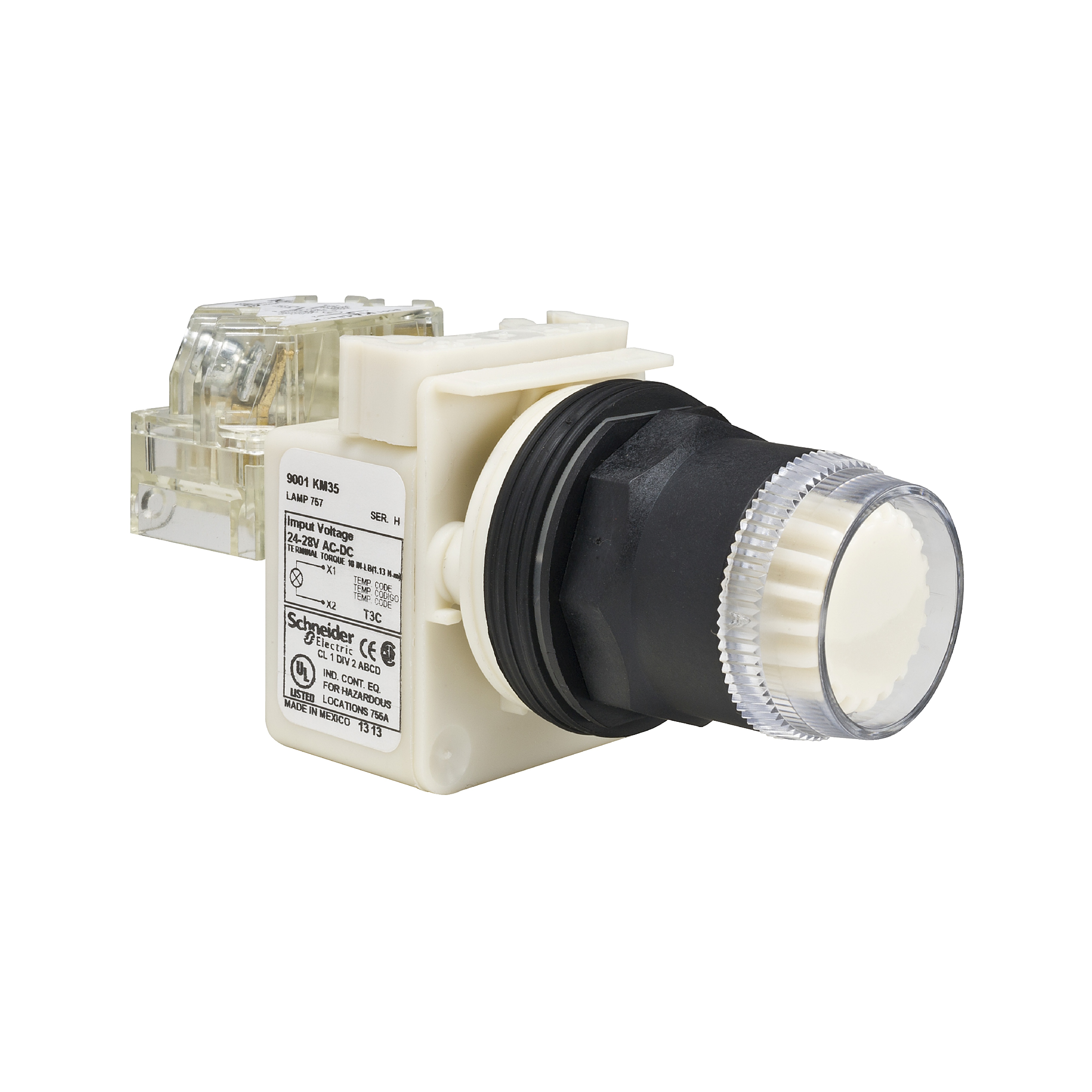 Square D™ 9001SK1L35LWW Non-Illuminated Pushbutton Operators
