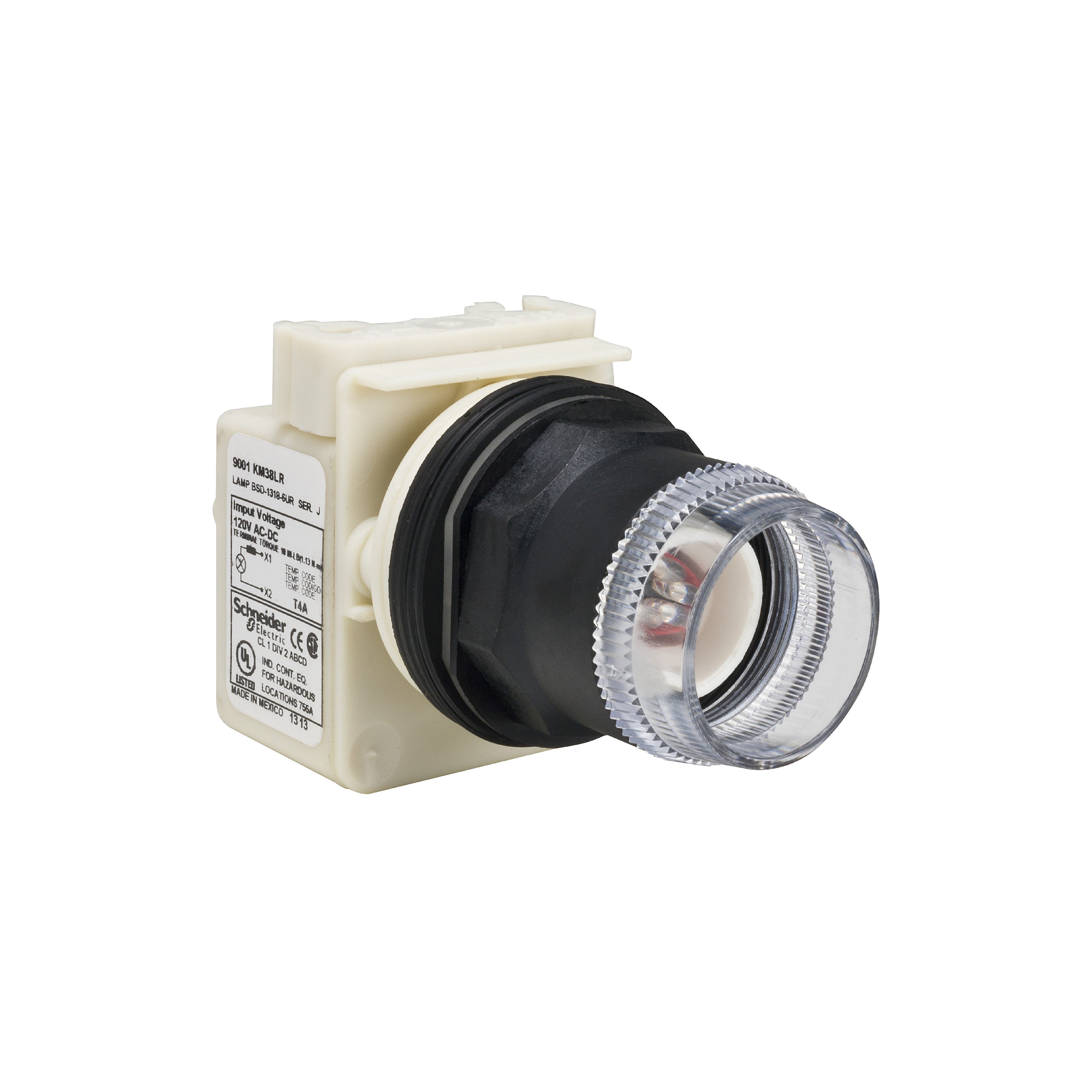 Square D™ 9001SK1L38LYC Illuminated Pushbutton Operators