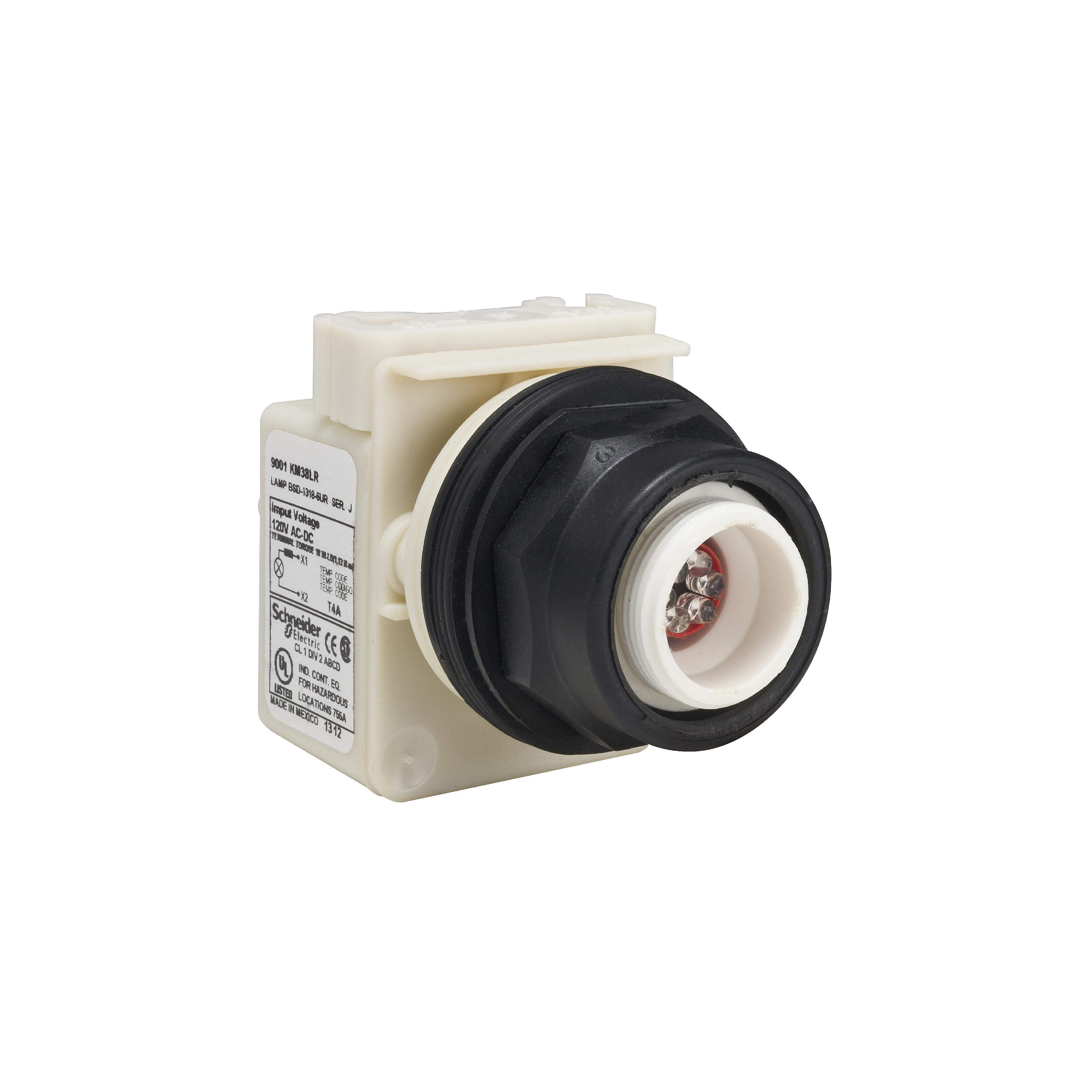 Square D™ 9001SK2L38LR Illuminated Pushbutton Operators