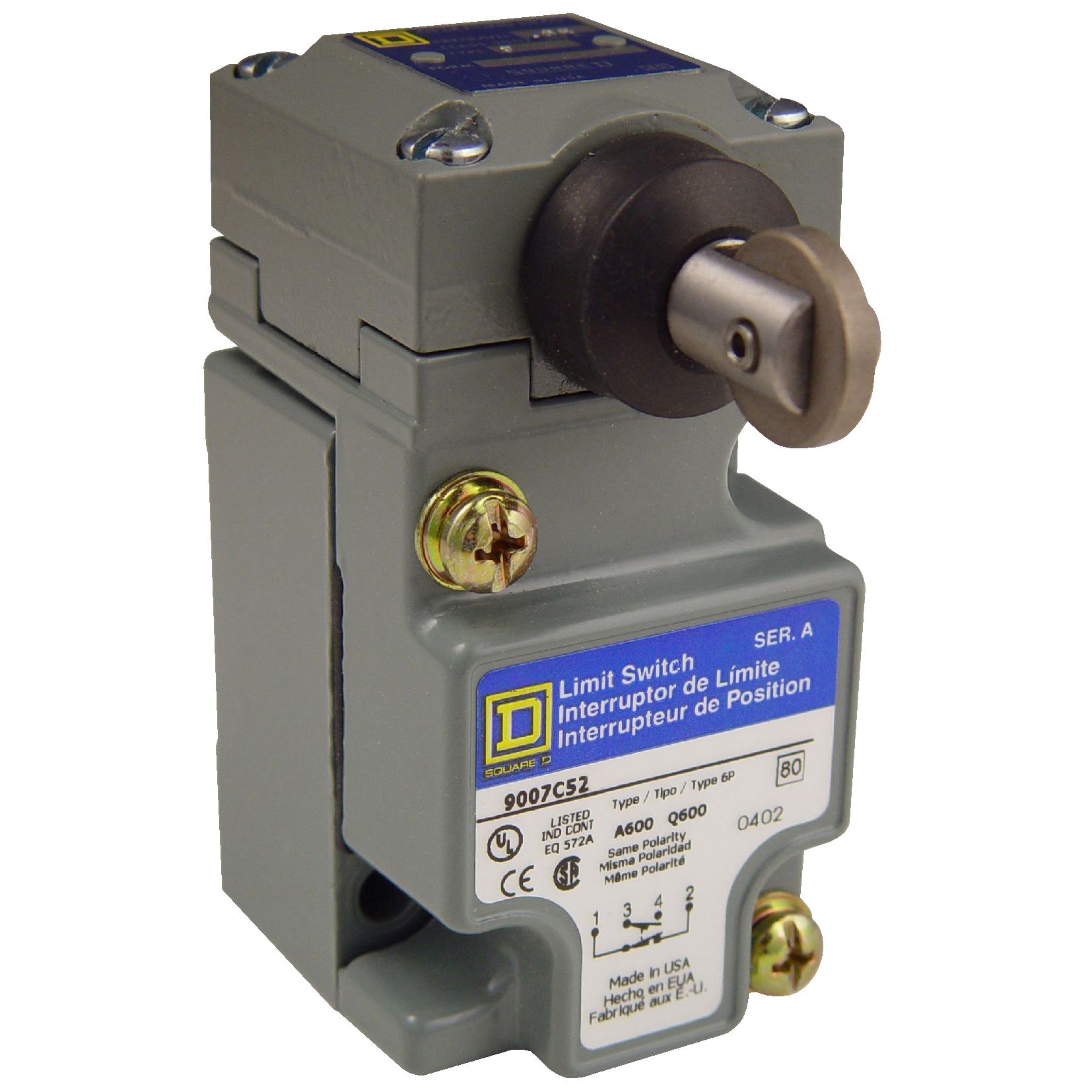 Square D™ 9007C52F Plunger Actuated Limit Switches