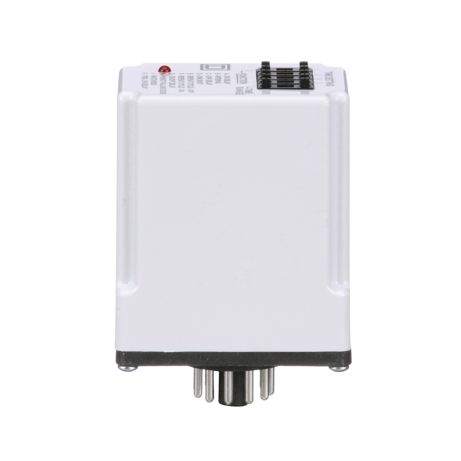 Square D™ 9050JCK70V14 Type JCK Class 9050 Electronic Timing Relay, 1 to 999 min Setting, 240 V AC, 11 Pin, 2NO-2NC 2 Form C DPDT Contact