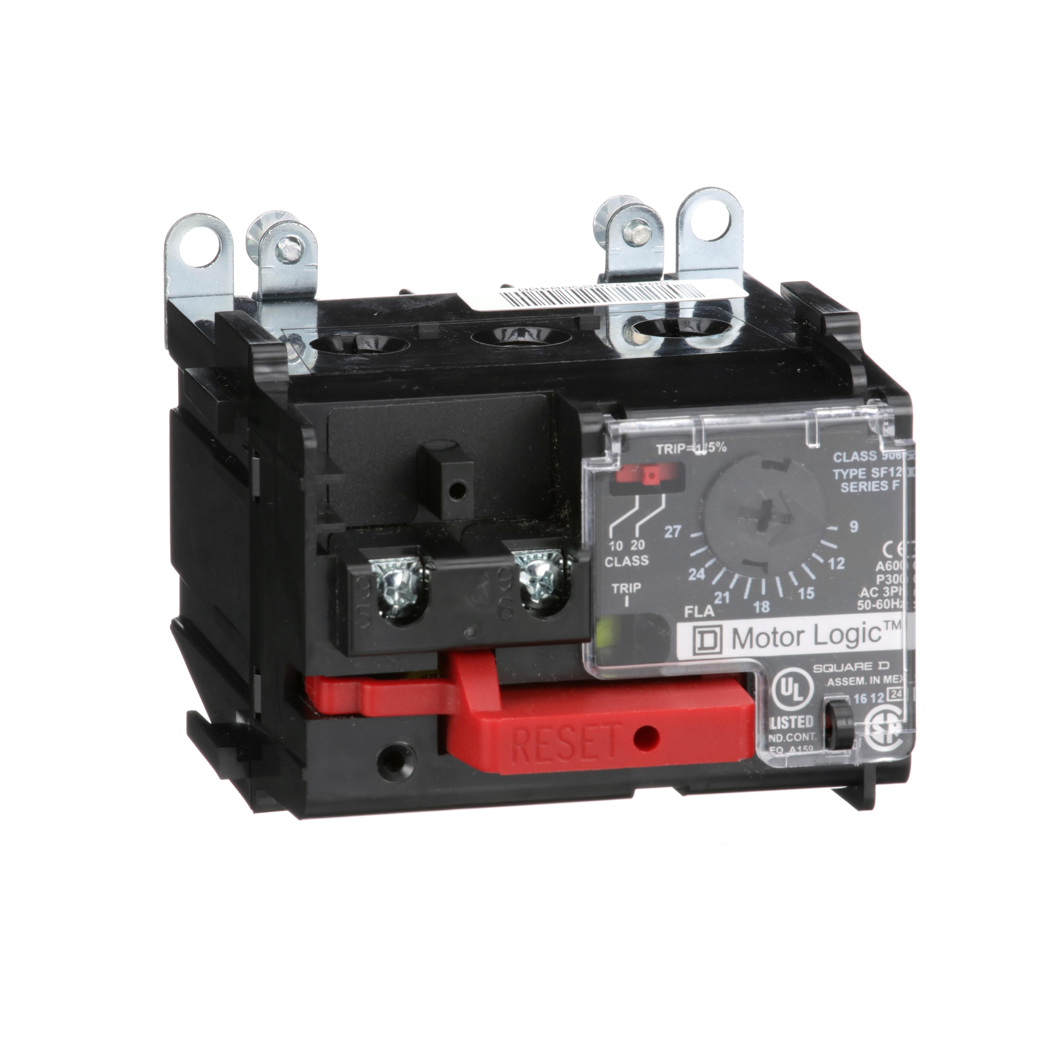 Square D™ 9065SF120 Solid-State Thermal Overload Relay, 27 A, 1NC 1 Form B Contact