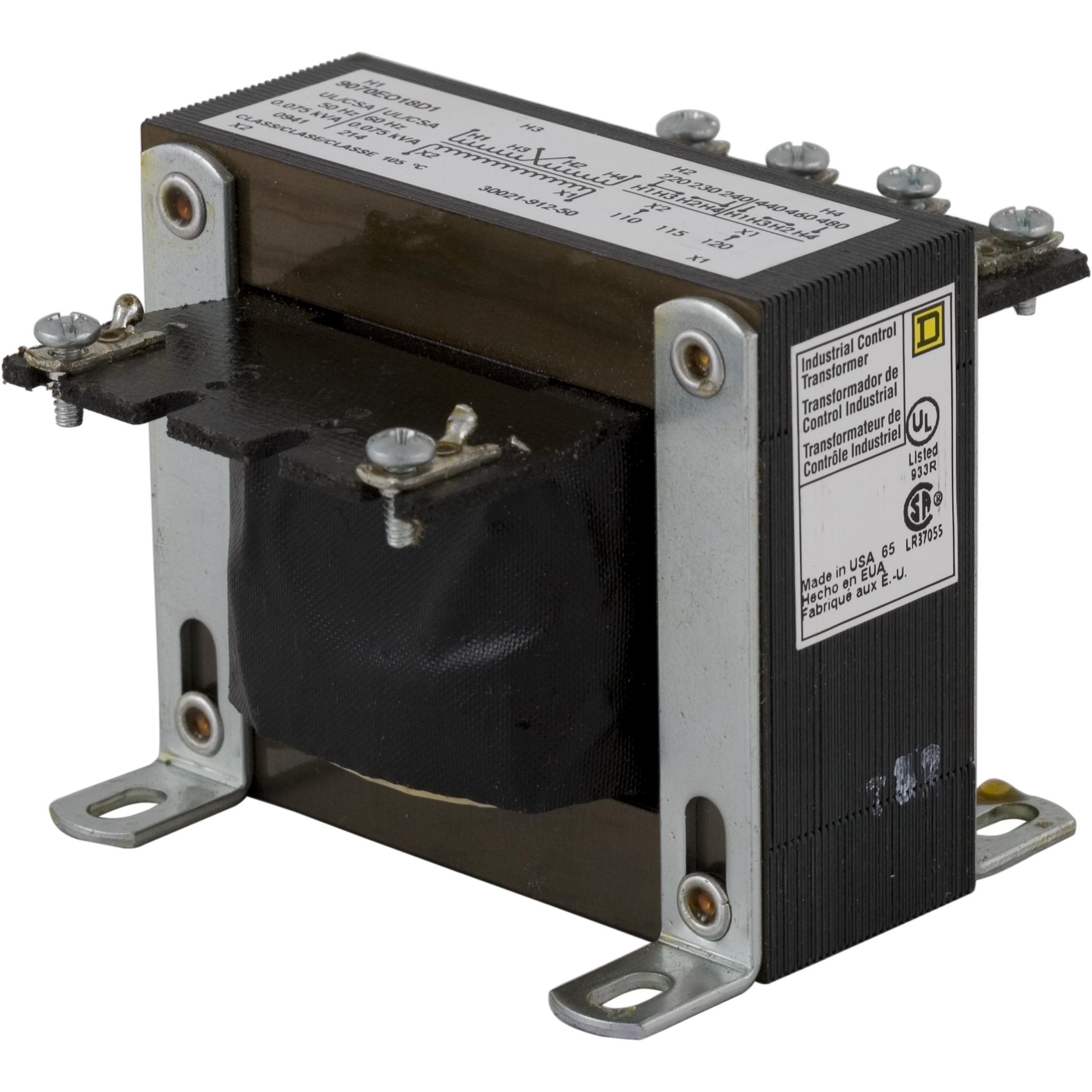 Square D™ 9070EO18D1 Control Transformers