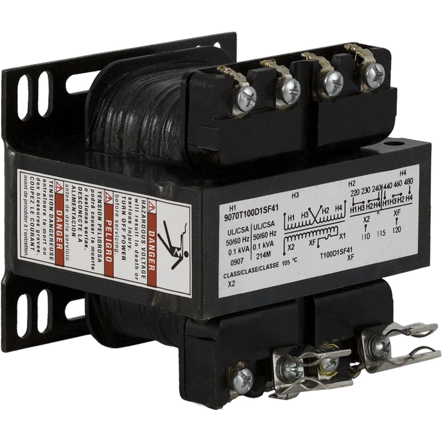Square D™ 9070T100D1SF41 Control Transformers