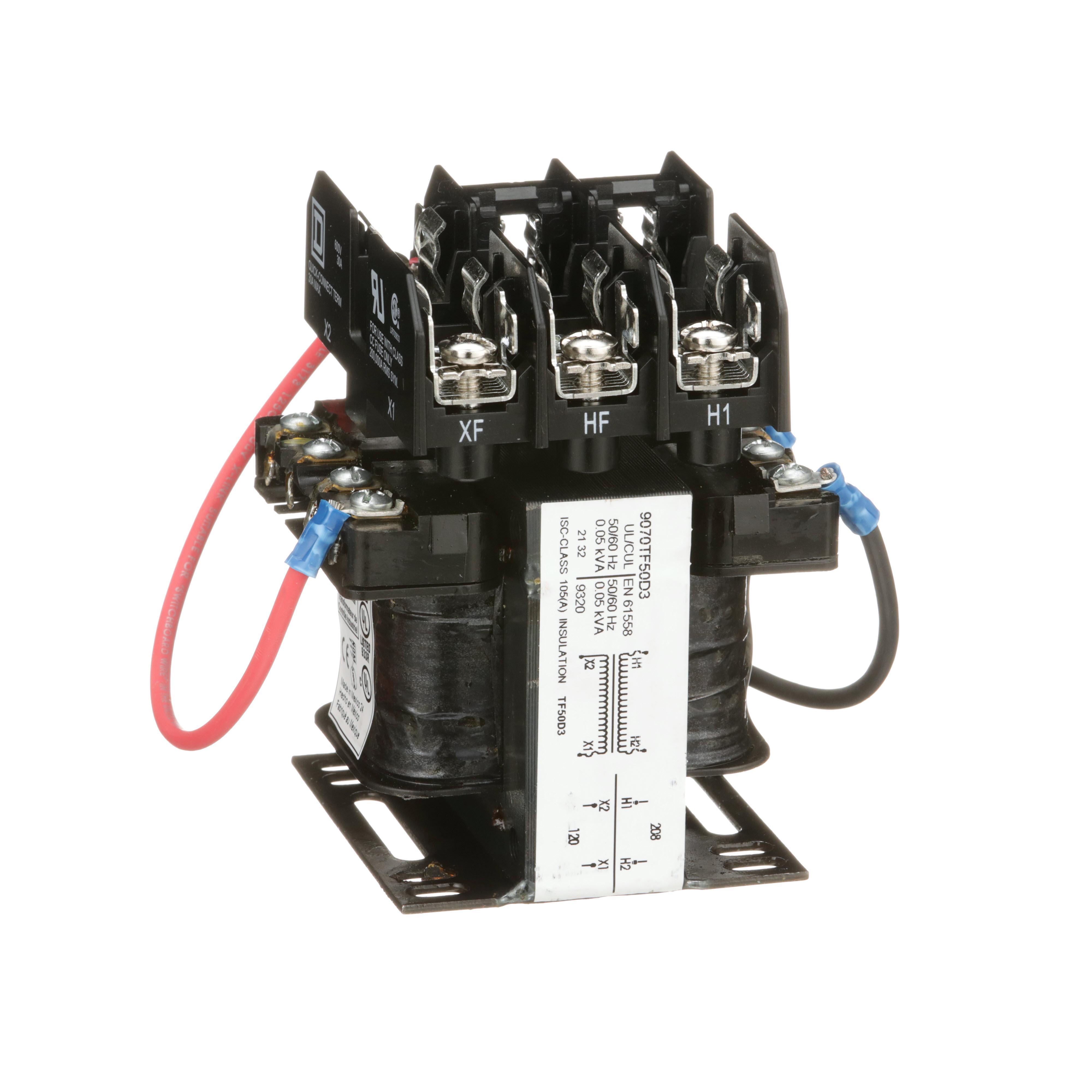 Square D™ 9070TF50D3 Control Transformers