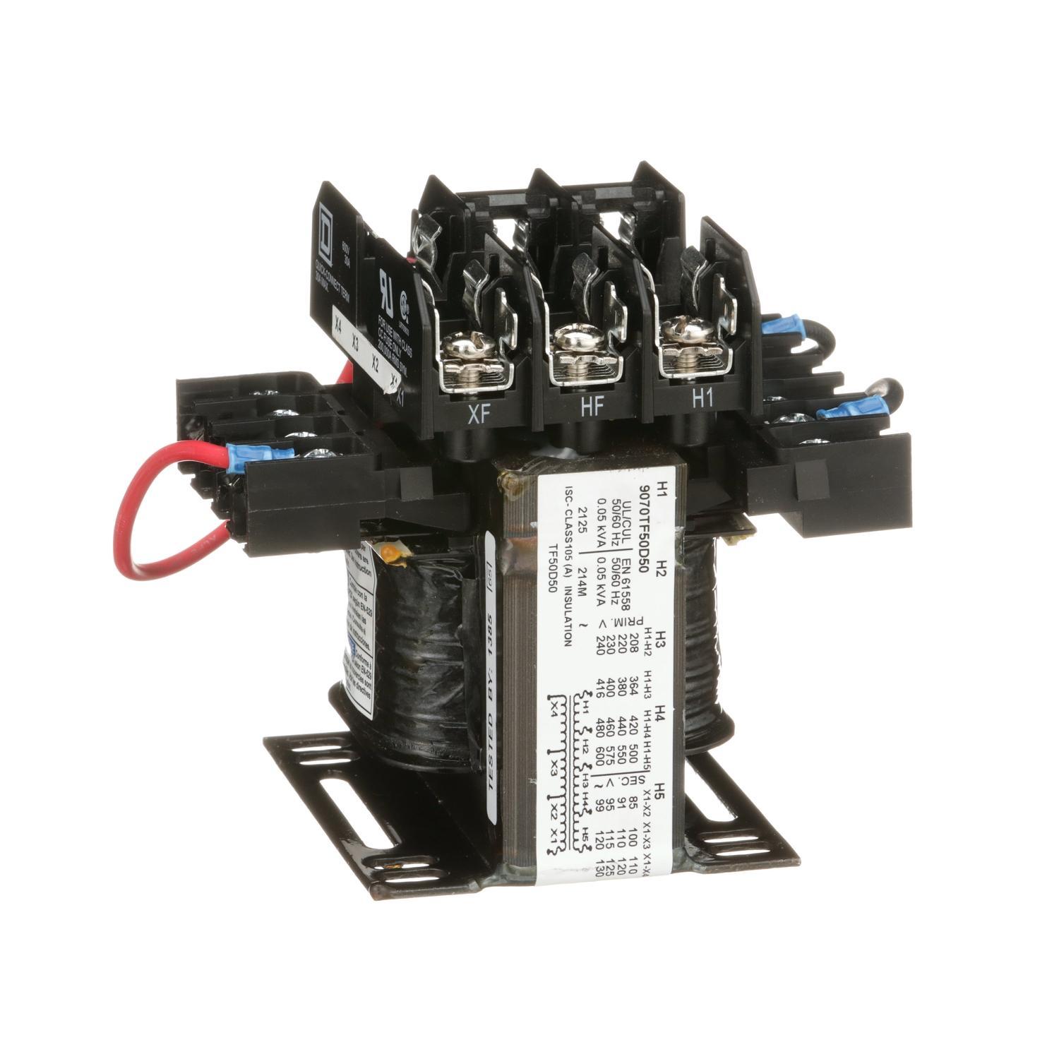 Square D™ 9070TF50D50 Control Transformers