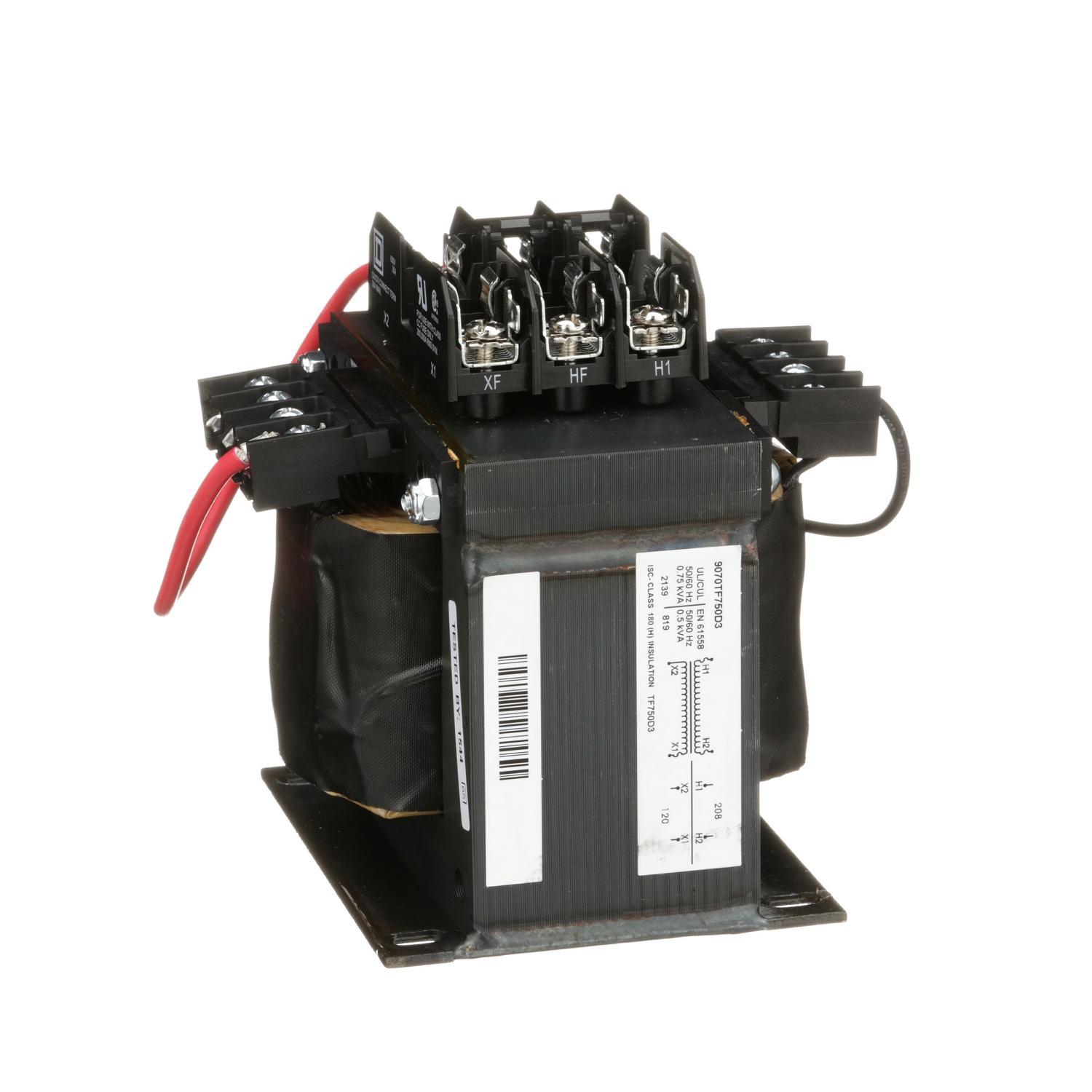Square D™ 9070TF750D3 Control Transformers