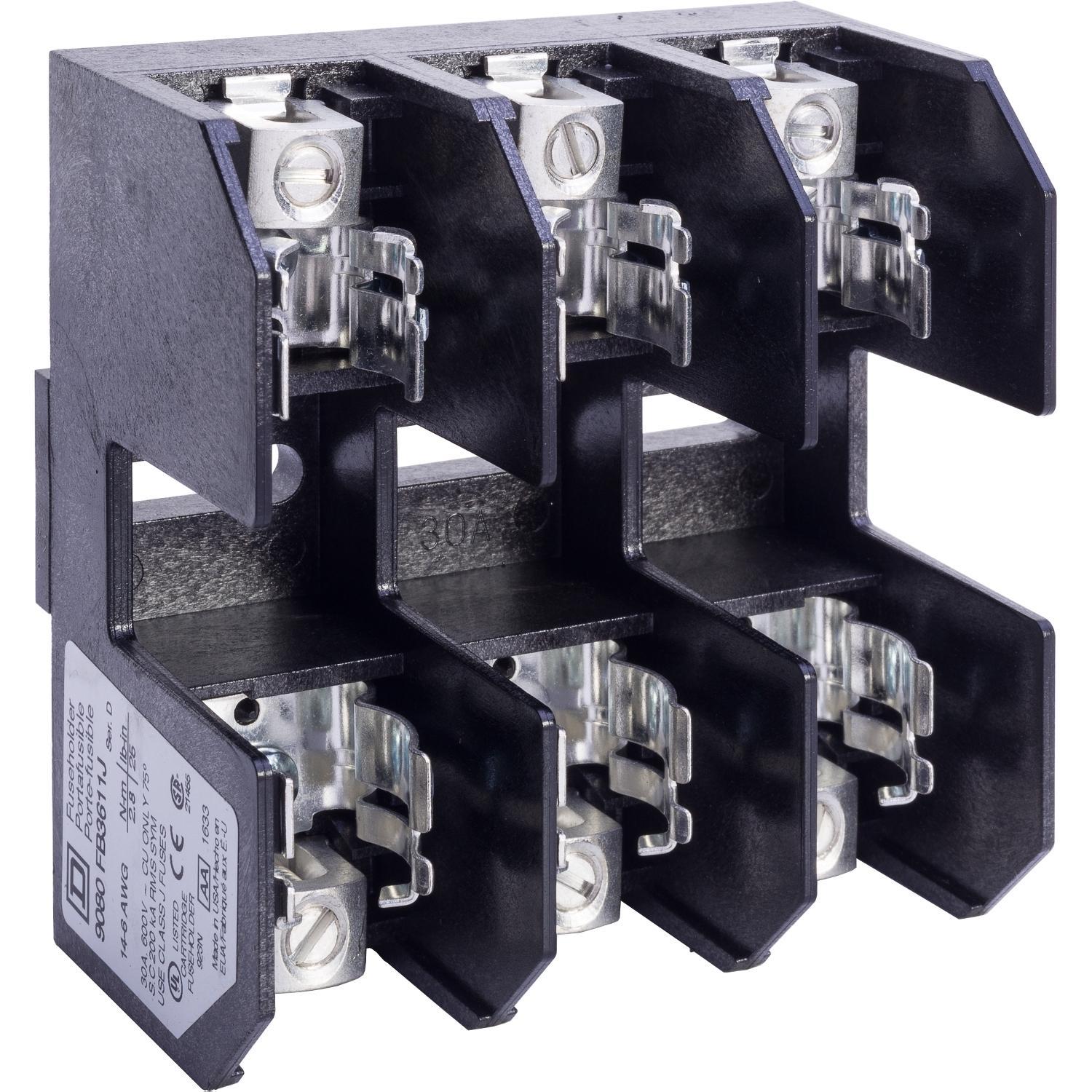 Square D™ 9080FB3611J UL Class Power Fuse Holders