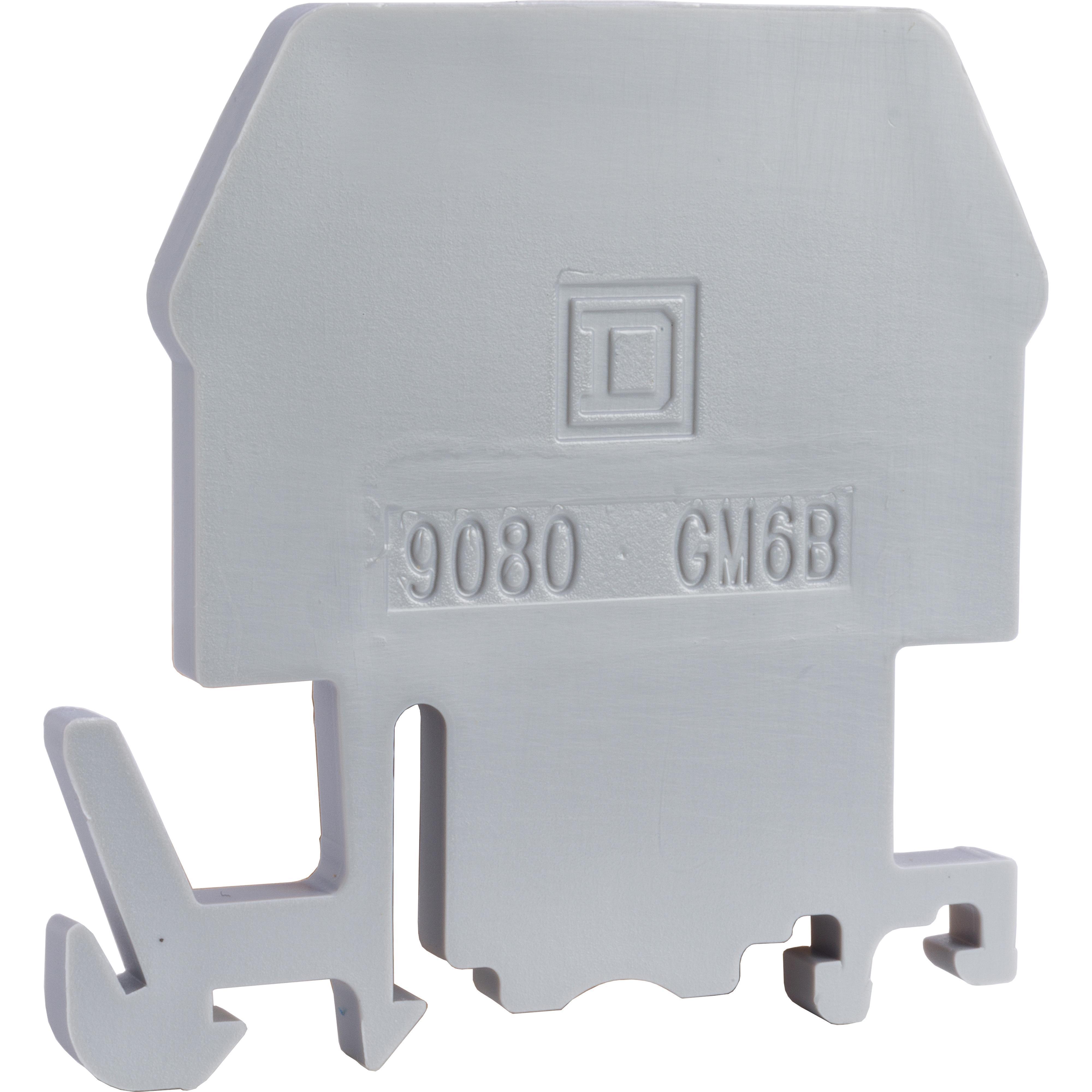 Square D™ 9080GME6B Terminal Block End Covers