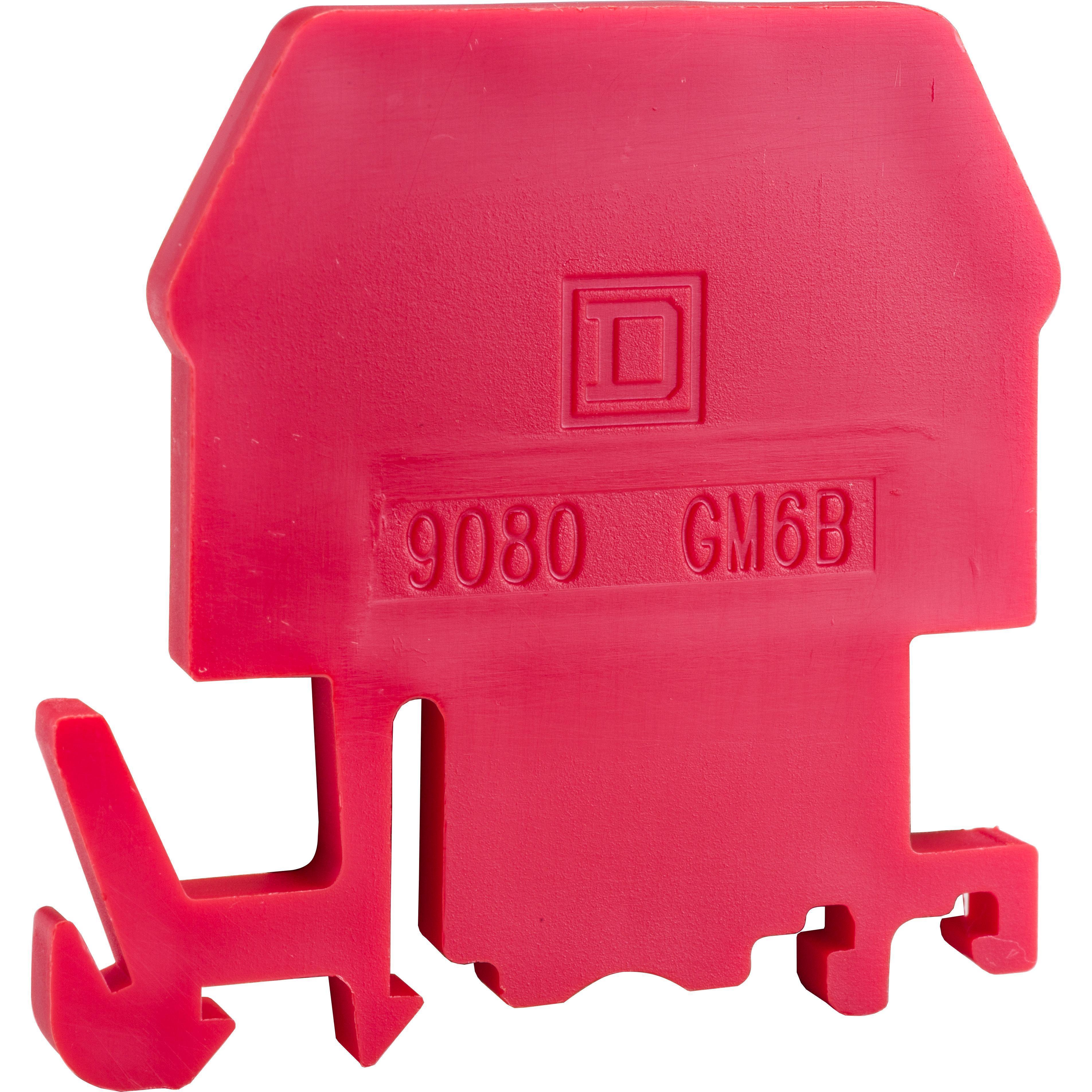 Square D™ 9080GMR6B Terminal Block End Covers