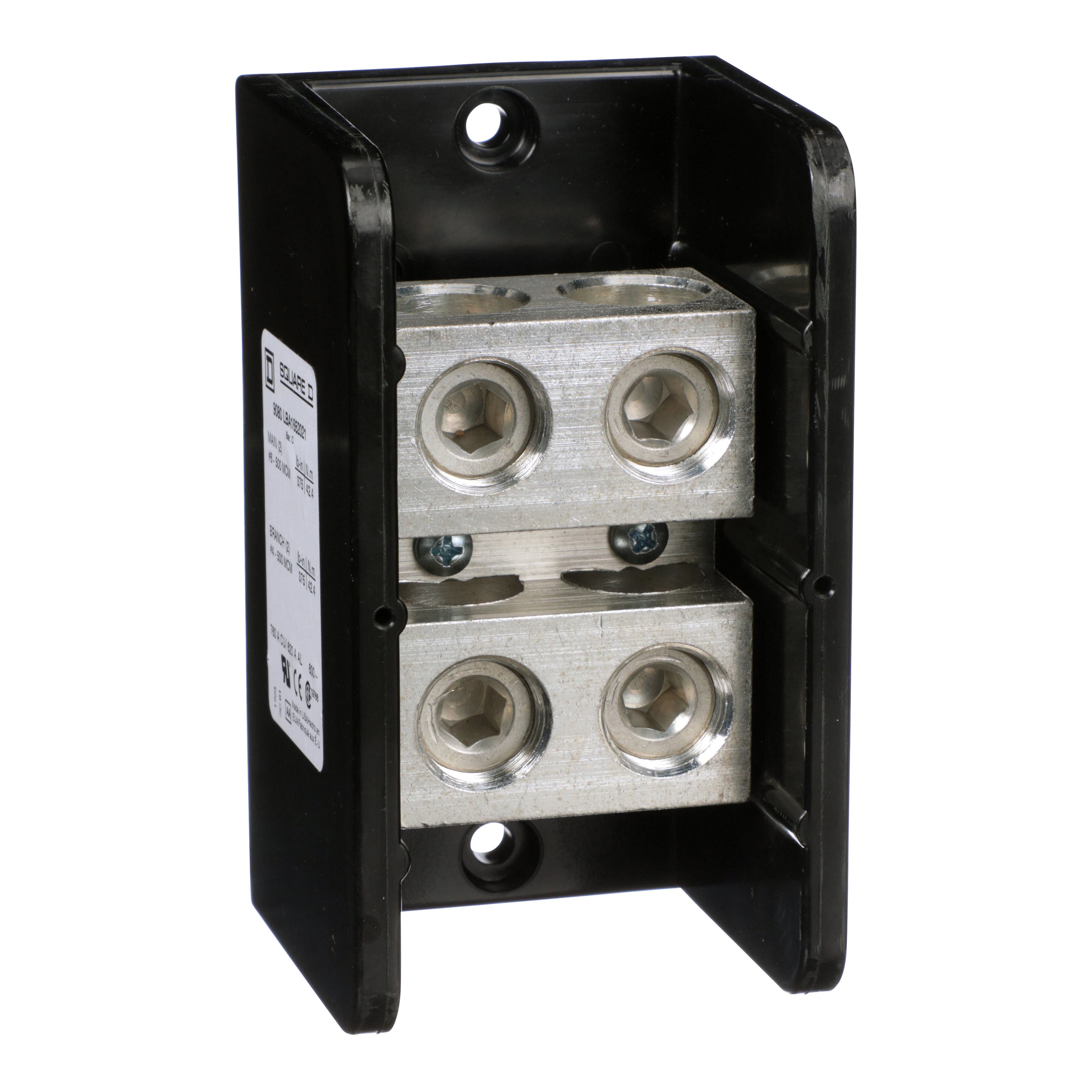 Square D™ 9080LBA1652021 Single Pole Distribution Blocks
