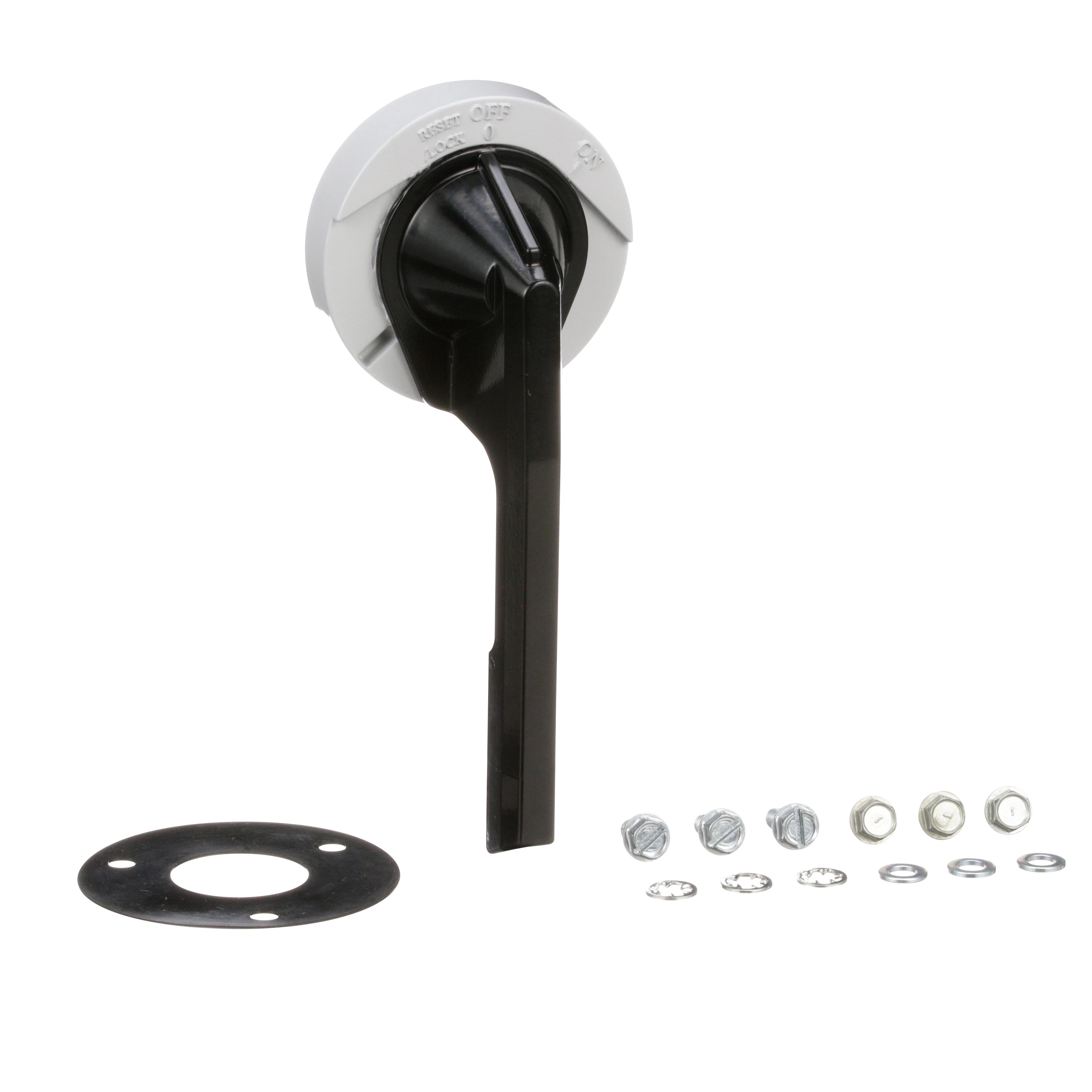 Square D™ 9421LH6 Door Mount Operating Mechanism Handle Assembly, 6 in L, Black