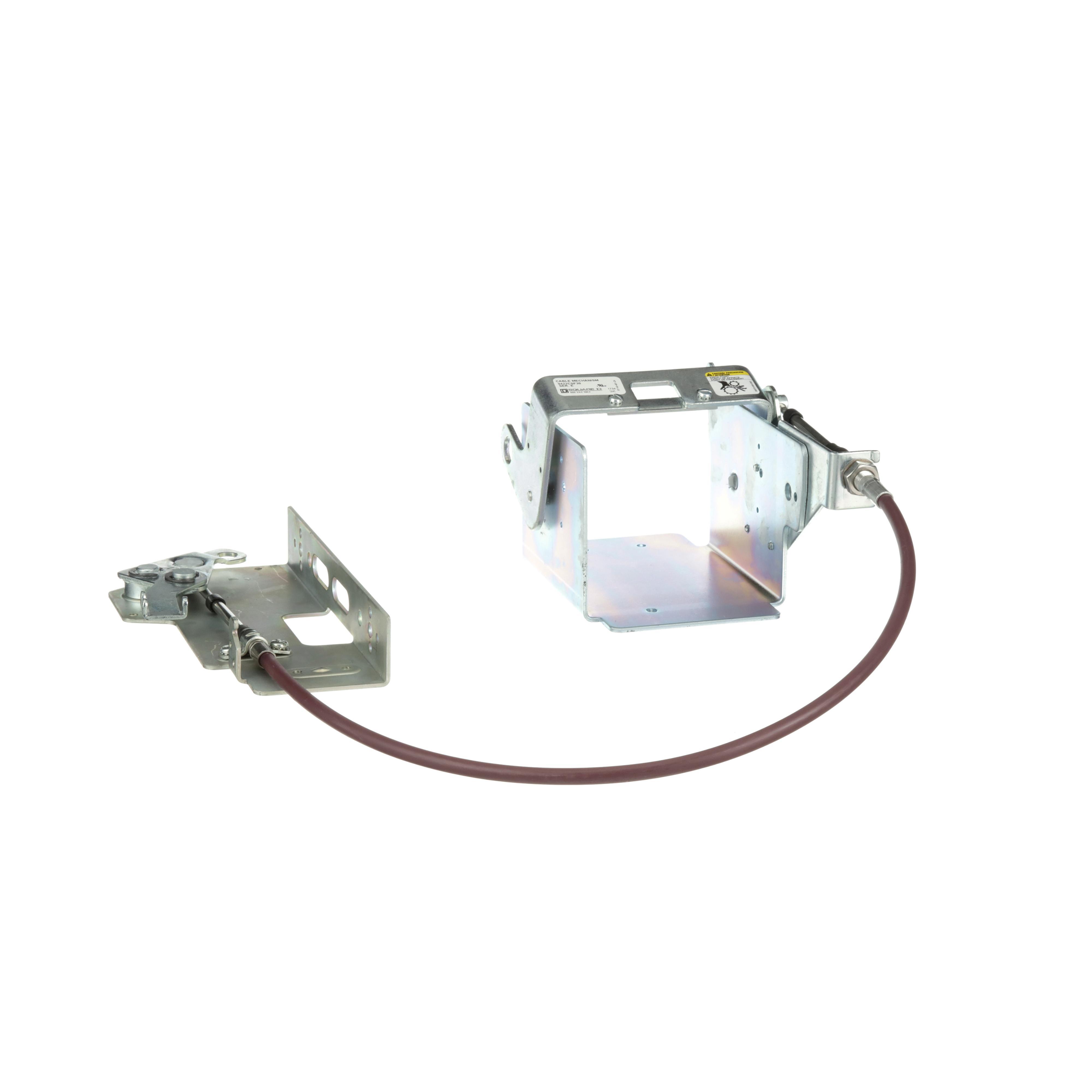 Square D™ 9422CSF30 Single Cable Operated Circuit Breaker Disconnect Operating Mechanism, NEMA 2/3 NEMA Rating, Direct Mount Handle Mounting, For Use With PowerPact™ H or J Frame and MG-NSF 2 or 3-Pole 250 A Circuit Breaker