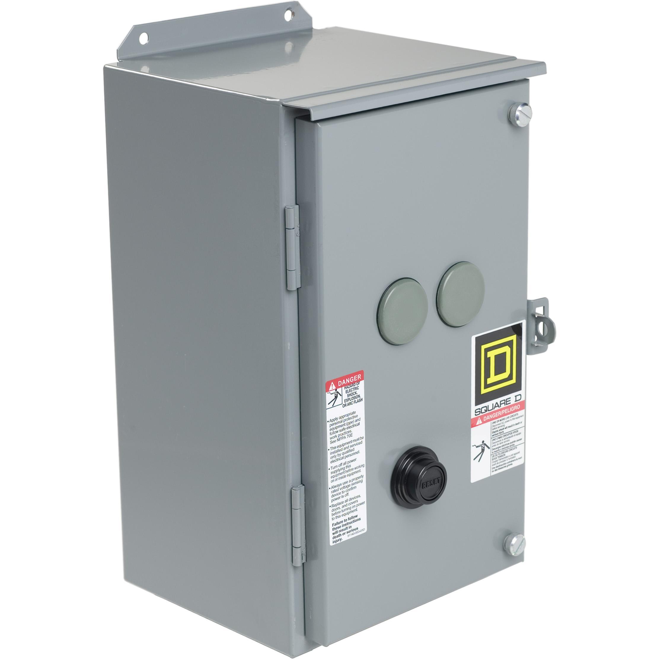 Square D™ 9991SDA11 Contactor/Starter Enclosure, For Use With Class 8502 Magnetic Contactors, Class 8903 Lighting Contactors, Class 8536 Magnetic Starters