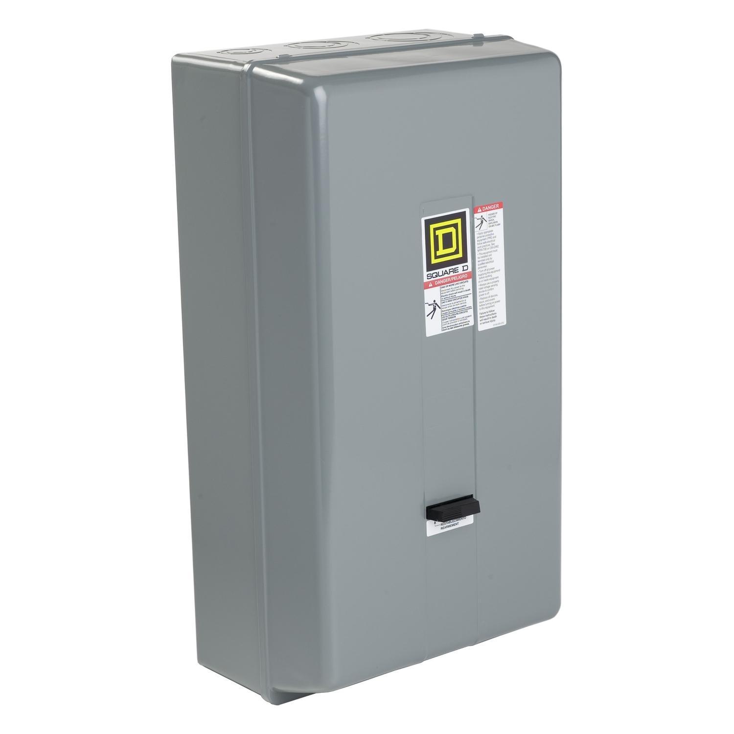 Square D™ 9991SEG8 Non-Reversing Contactor/Starter Enclosure, For Use With SEO Series 8536SE Contactors