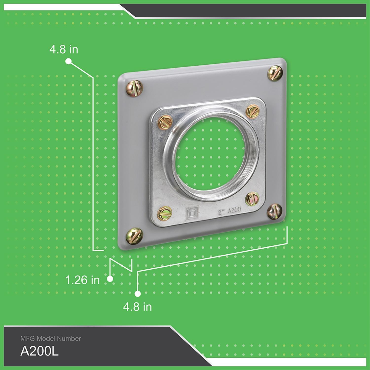 Square D™ A200L Meter Hubs