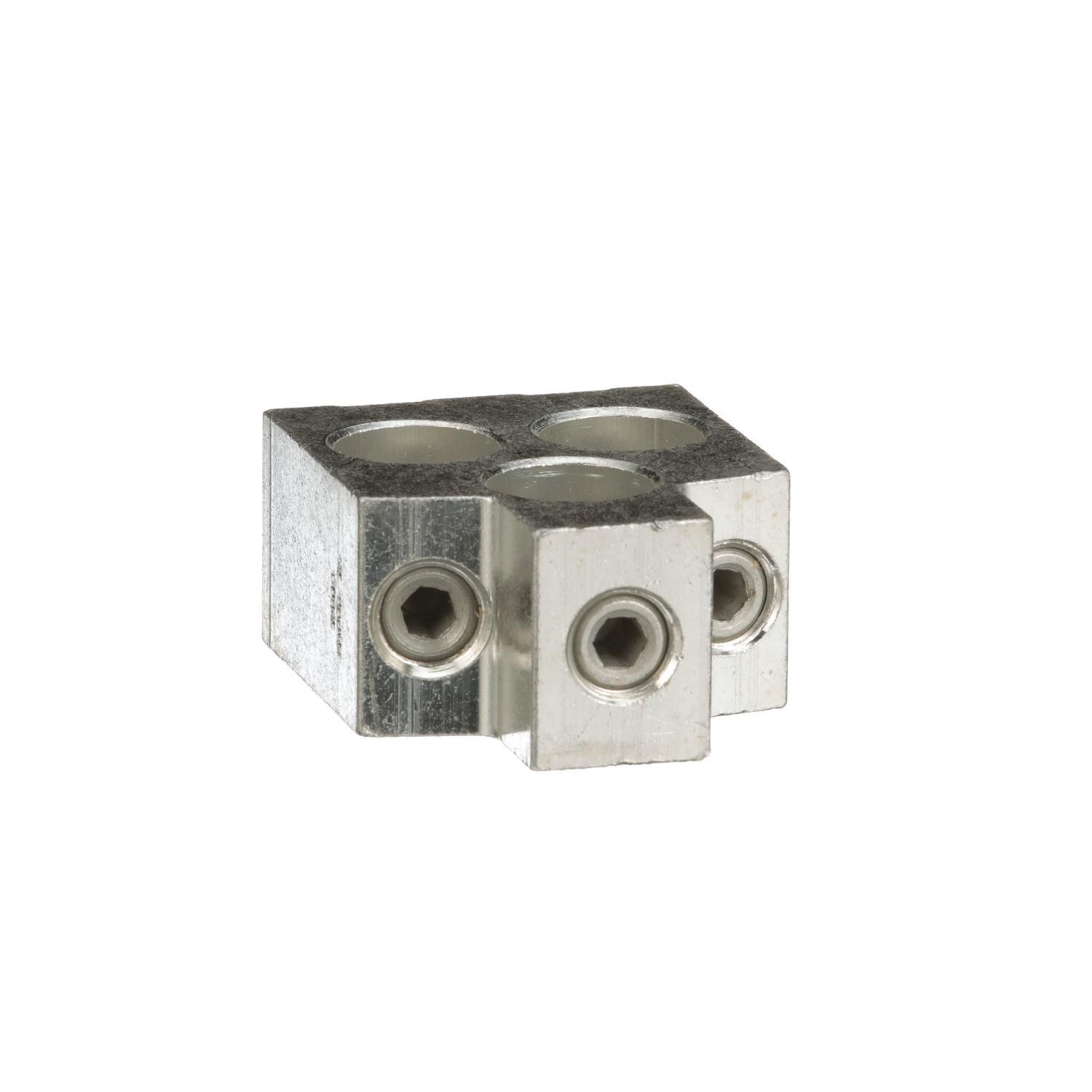 Square D™ AL900MA Mechanical Lug Kit, 14 to 1/0 AWG Copper, 8 to 1/0 AWG Aluminum, For Use With LA, LH, Q4, MA, ME, MH, MX 400 A Molded Case Circuit Breaker